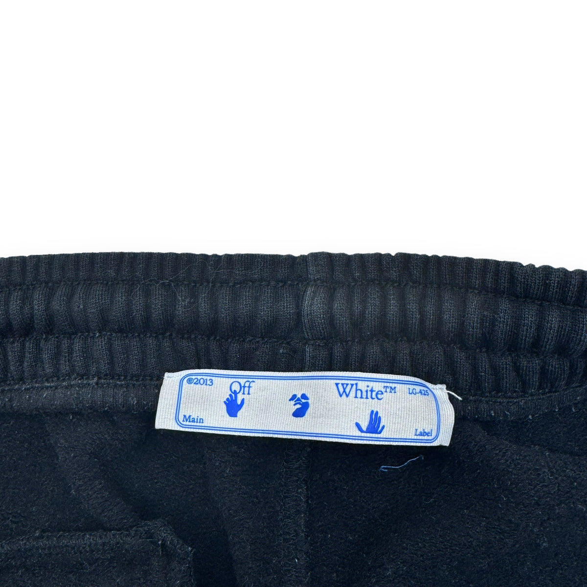 OFF-WHITE SRRAY SWEAT SHORTS BLACK / WHITE L