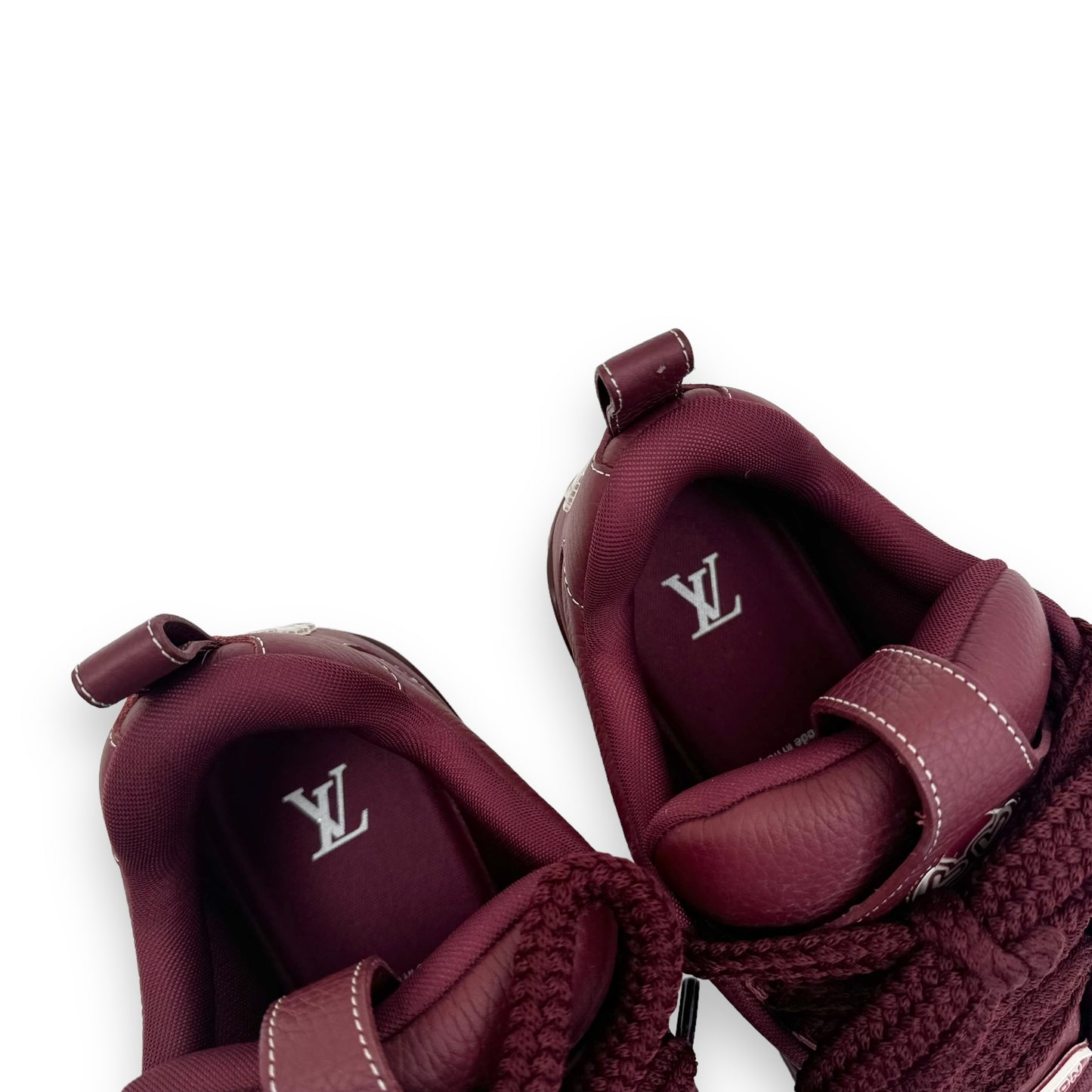 LOUIS VUITTON LV SKATE SNEAKER BORDEAUX RED UK7