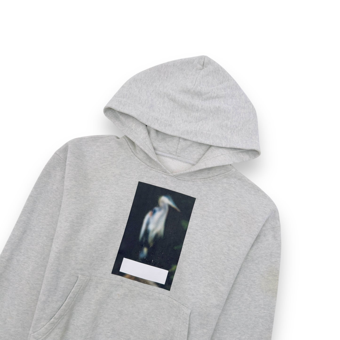 HERON PRESTON CENSORED HERON HOODIE GREY S