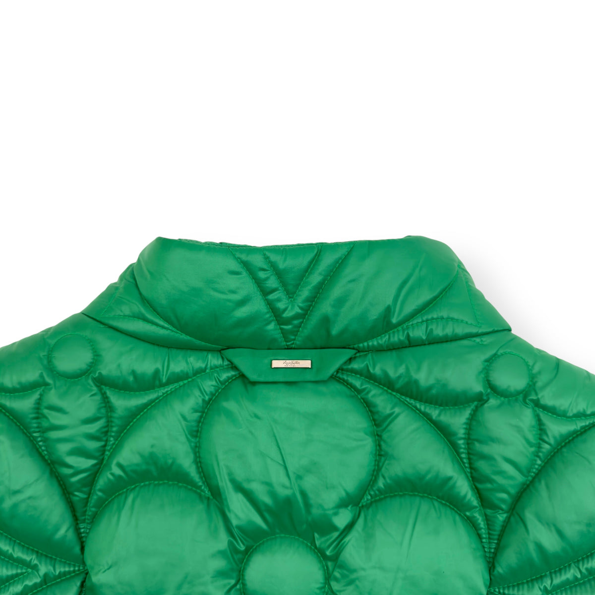 LOUIS VUITTON SS22 LVSE PADDED MONOGRAM FLOWER GILET GREEN 48 / S