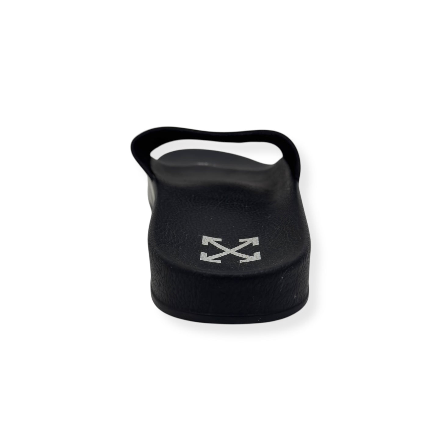 OFF-WHITE SPRAY STRIPES SLIDES BLACK / WHITE UK10