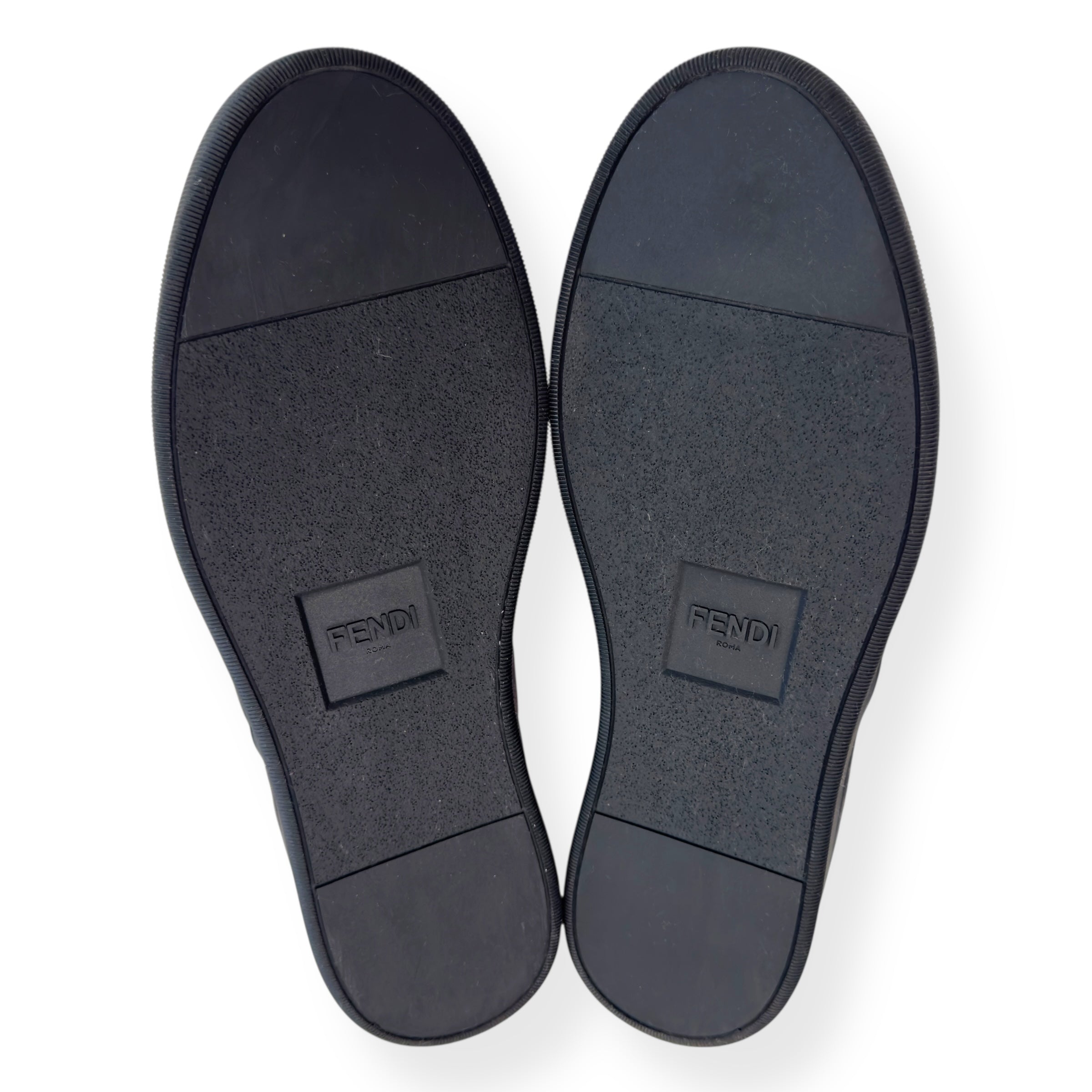 FENDI MONSTER SLIP ON SNEAKER BLACK / WHITE UK9