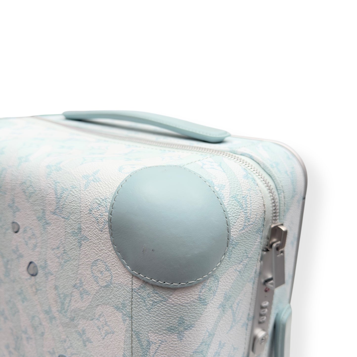 LOUIS VUITTON HORIZON 55 SUITCASE CRYSTAL BLUE M