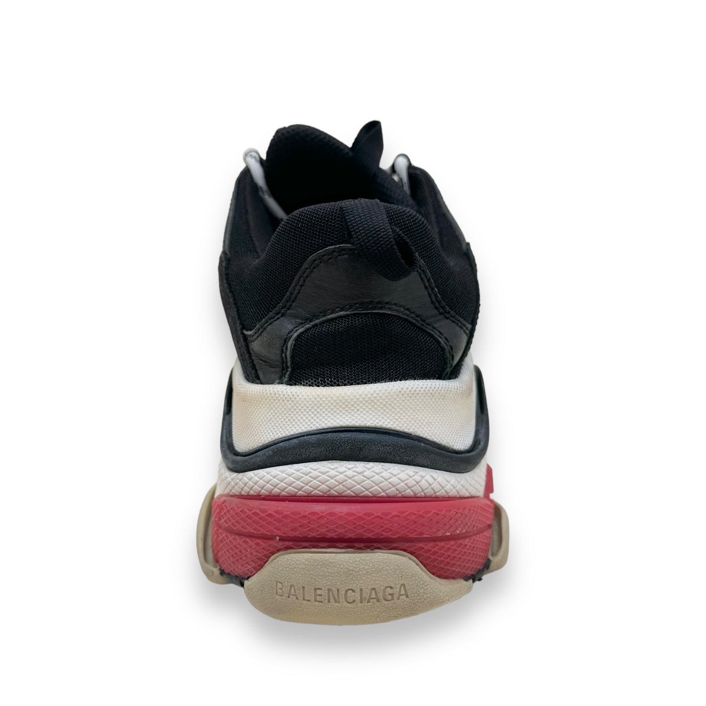 BALENCIAGA TRIPLE S SNEAKER WHITE / BLACK / RED UK8