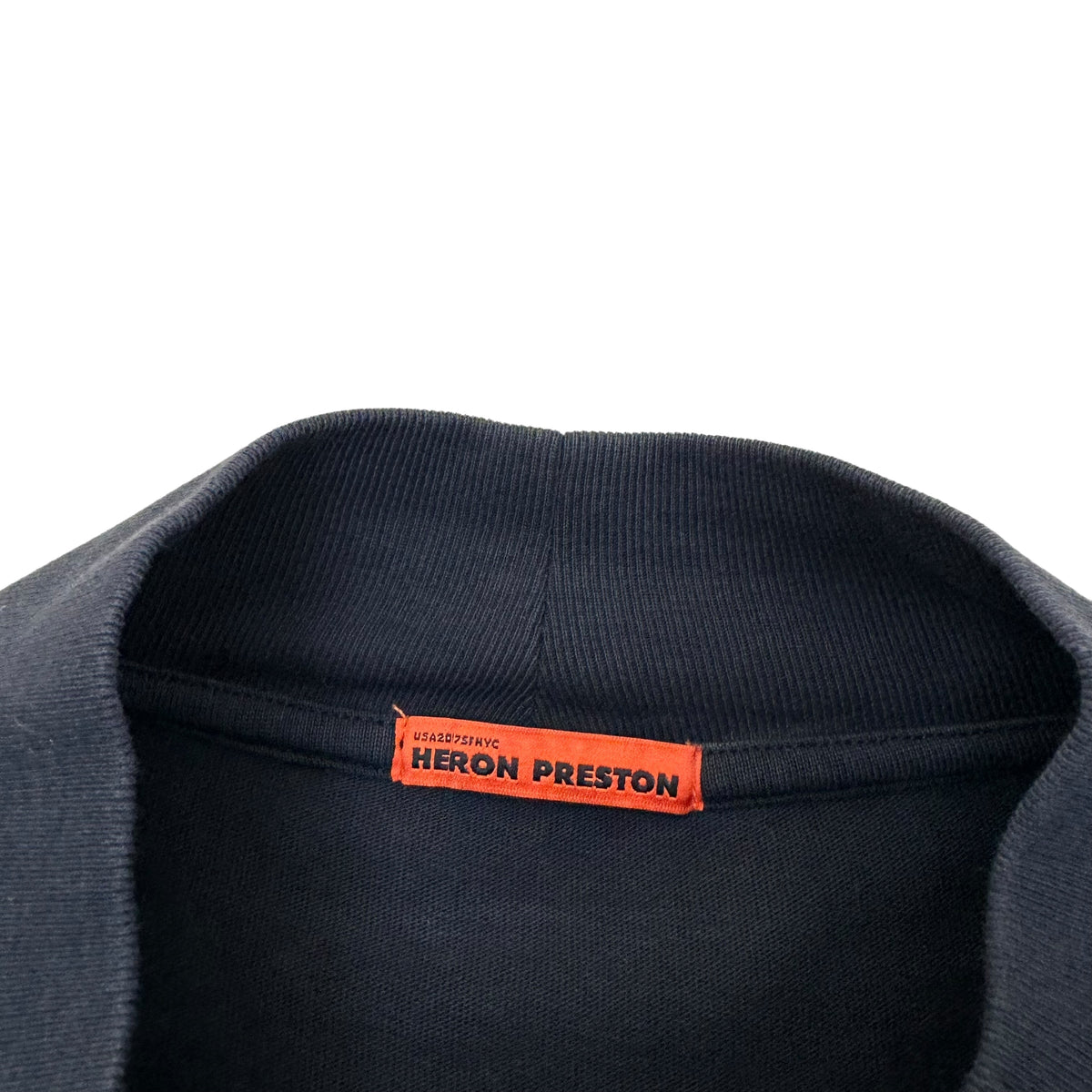 HERON PRESTON LONG SLEEVE T-SHIRT BLACK M