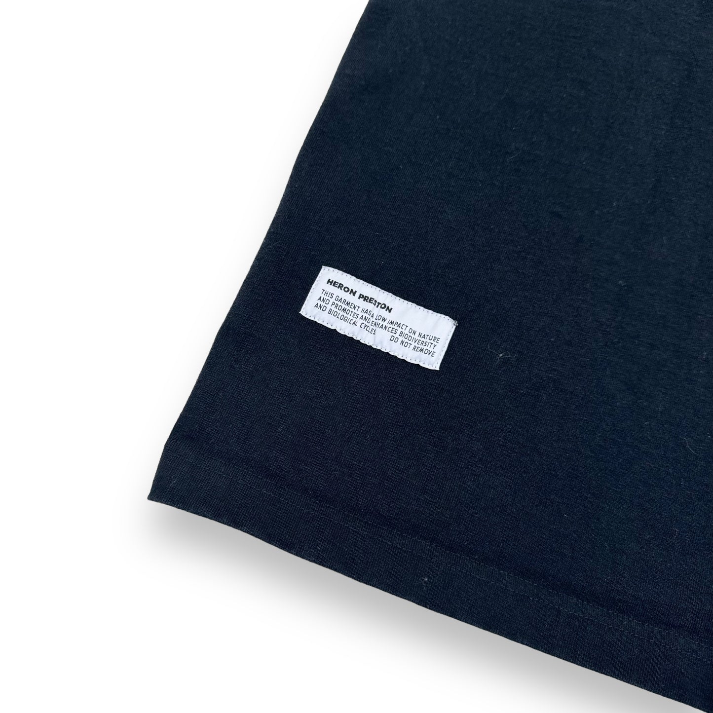 HERON PRESTON GRAPHIC PRINT T-SHIRT BLACK XXL