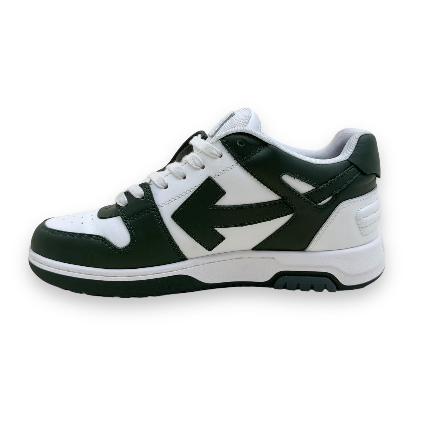 OFF-WHITE OUT OF OFFICE SNEAKER GREEN / WHITE UK9