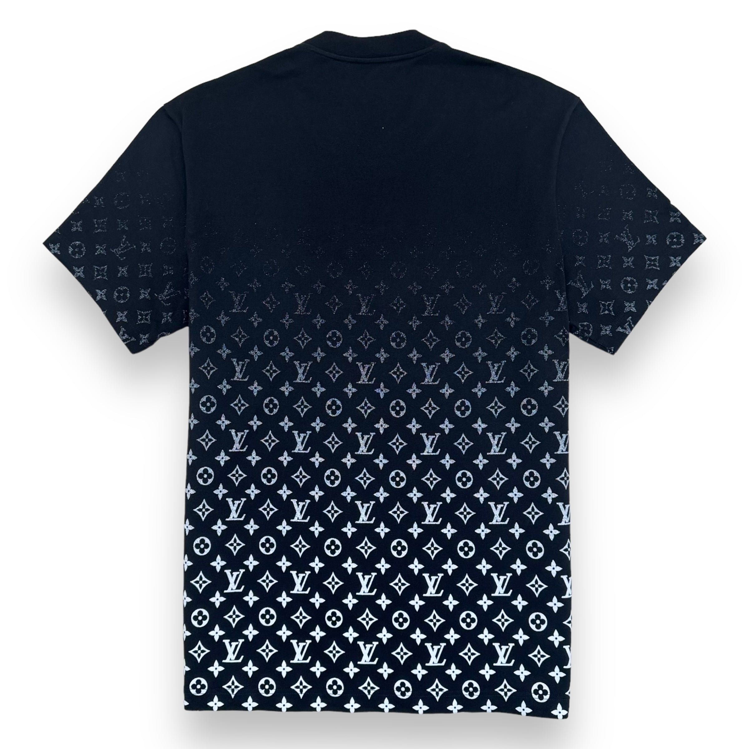 LOUIS VUITTON MONOGRAM GRADIENT T-SHIRT BLACK XL
