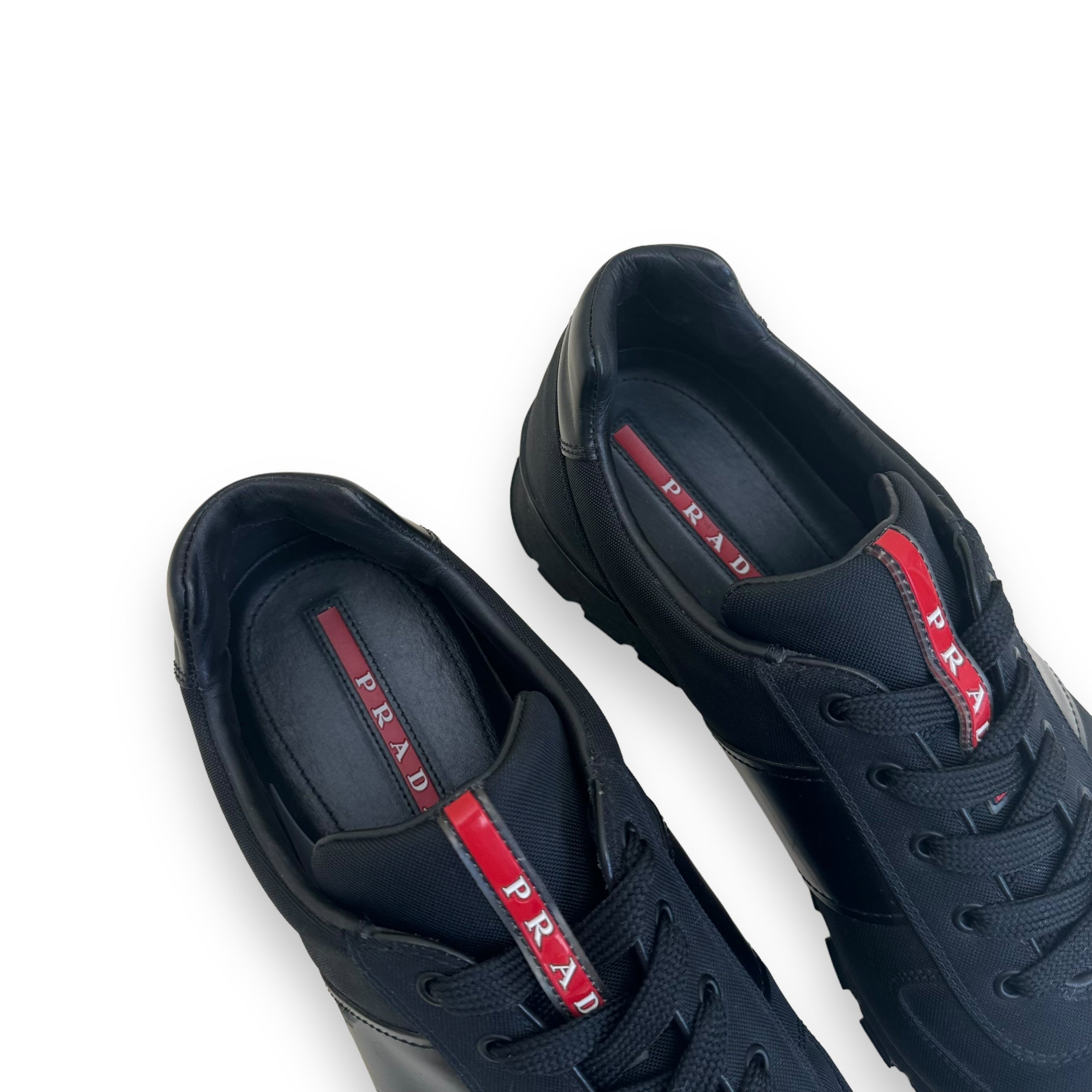 PRADA MATCH RACE RUNNER SNEAKER BLACK UK11