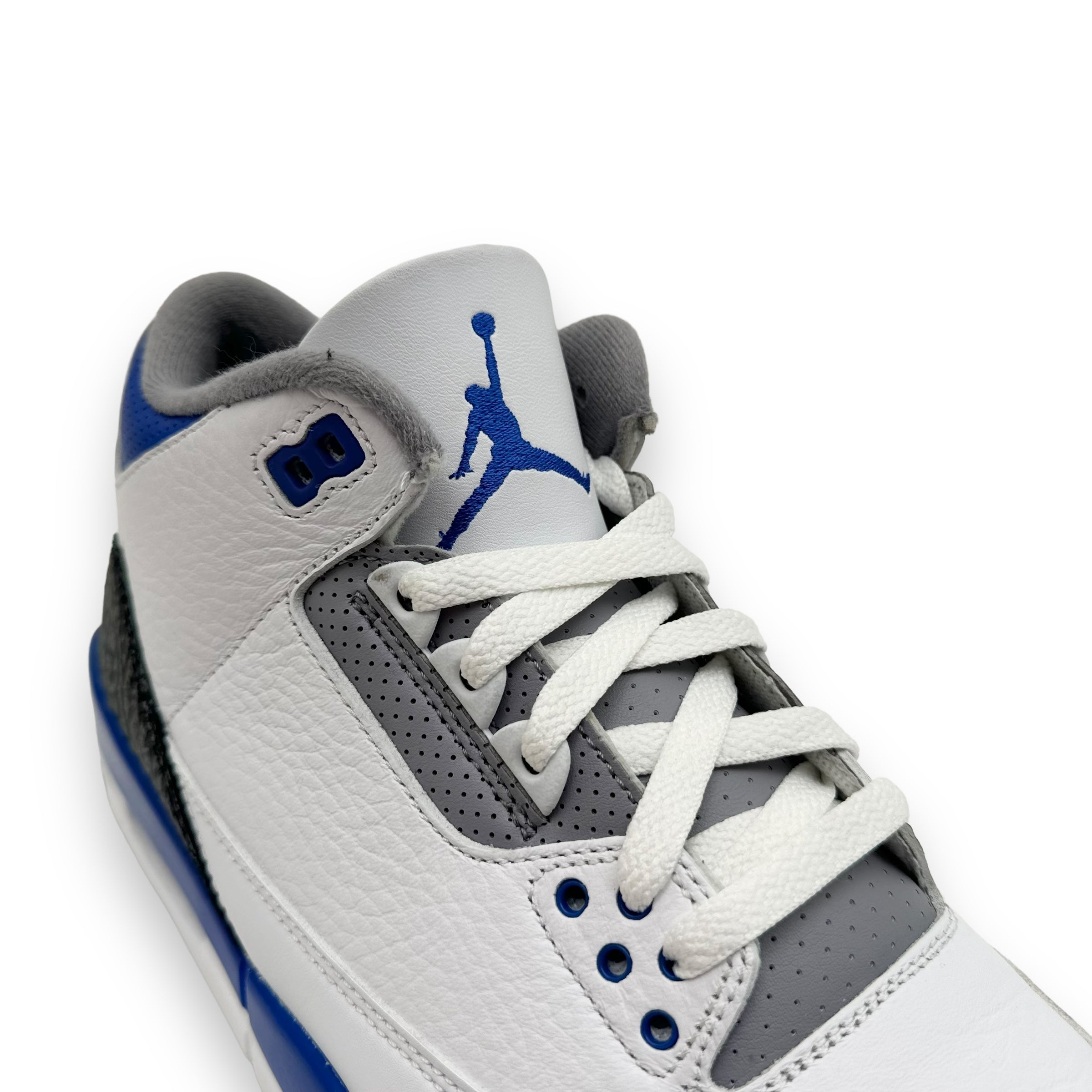 AIR JORDAN 3 RETRO SNEAKER RACER BLUE / WHITE UK8.5