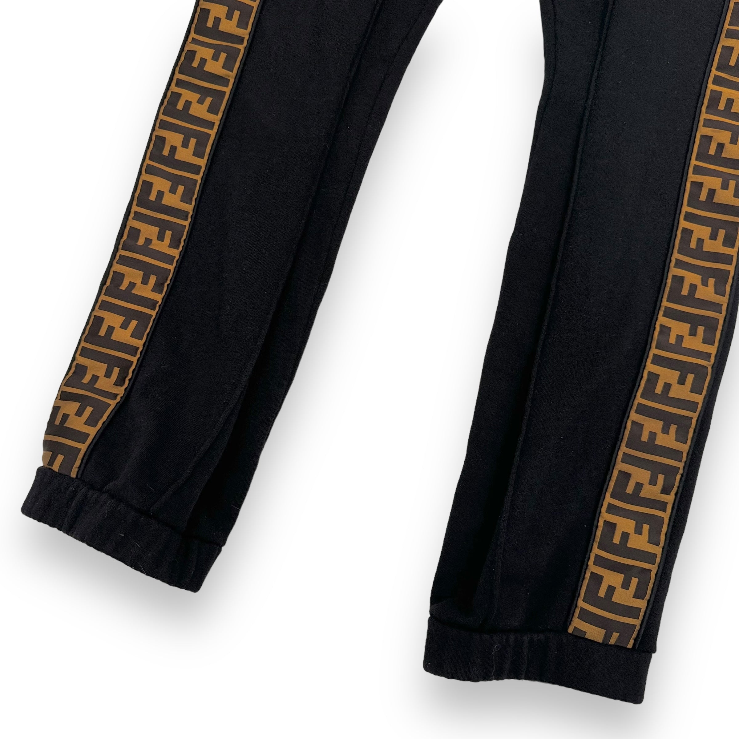 FENDI FF TAPE SWEATPANTS BLACK M