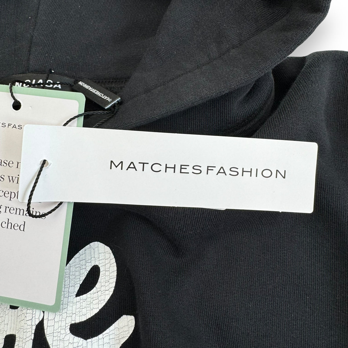 BALENCIAGA X THE SIMPSONS GRAPHIC PRINT HOODIE BLACK M