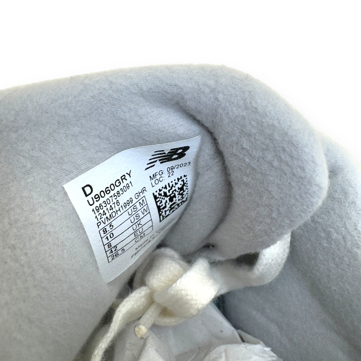 NEW BALANCE 9060 SNEAKER GREY UK8