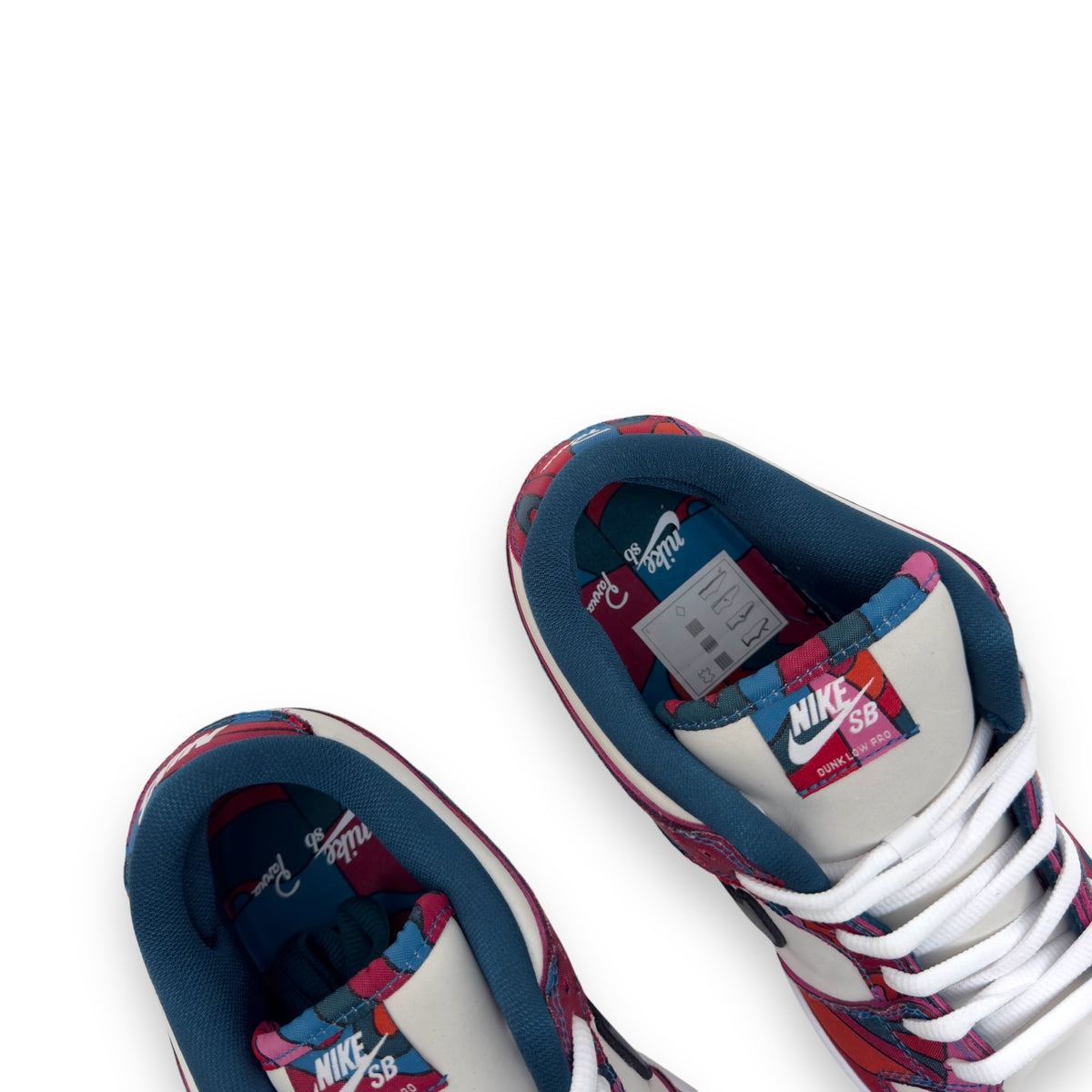 NIKE DUNK LOW PRO SB X PARRA ABSTRACT ART SNEAKER MULTICOLOURED UK10.5