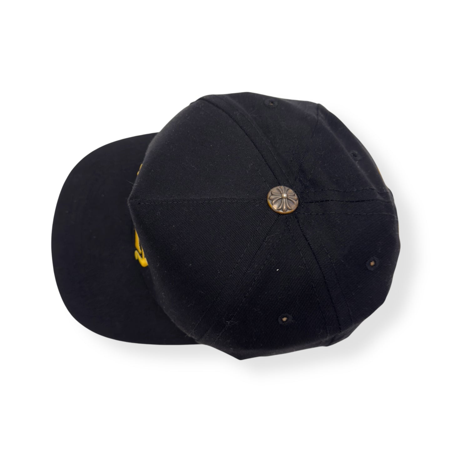 CHROME HEARTS CH BASEBALL CAP BLACK / YELLOW O/S