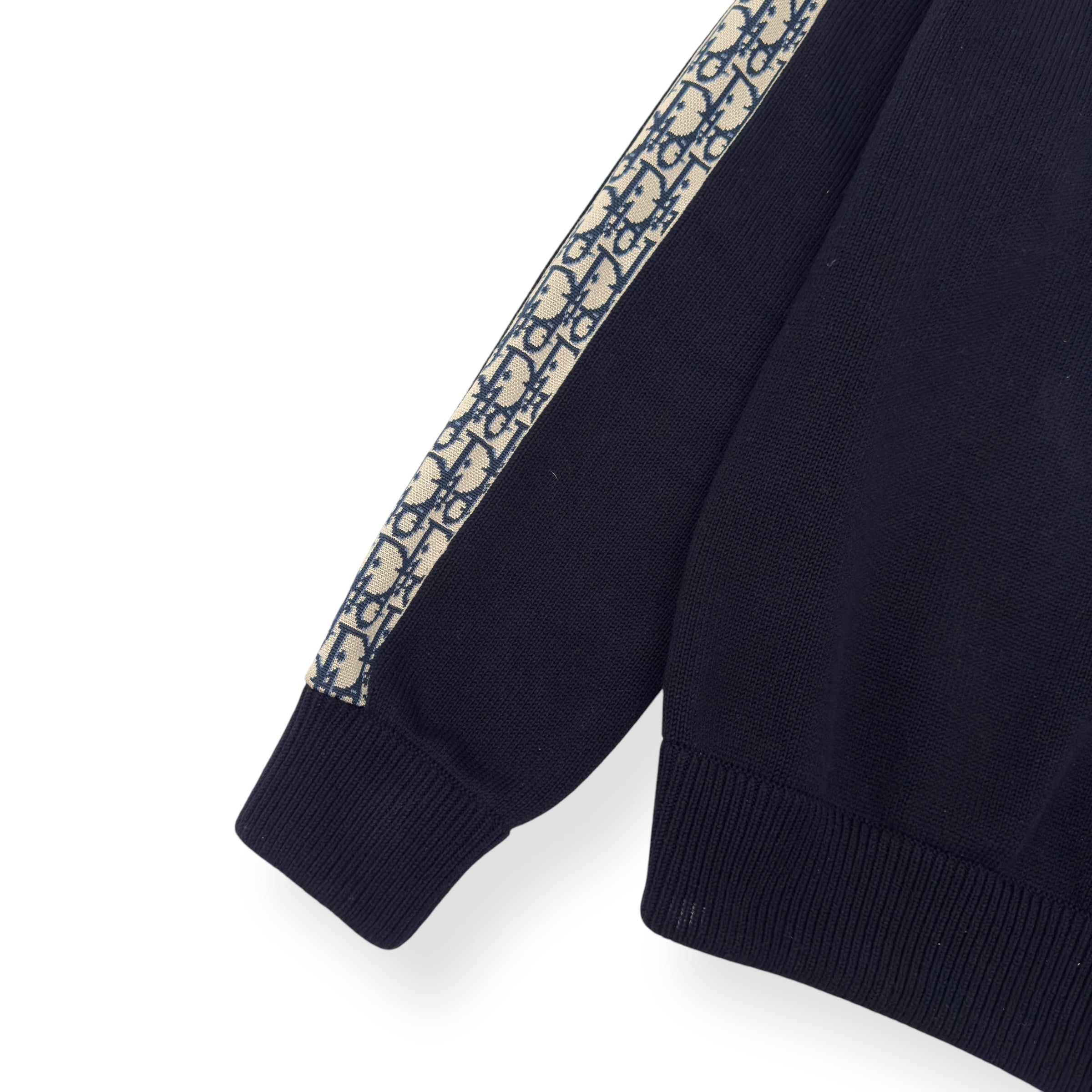 DIOR KNITTED CREWNECK SWEATER BLACK XL
