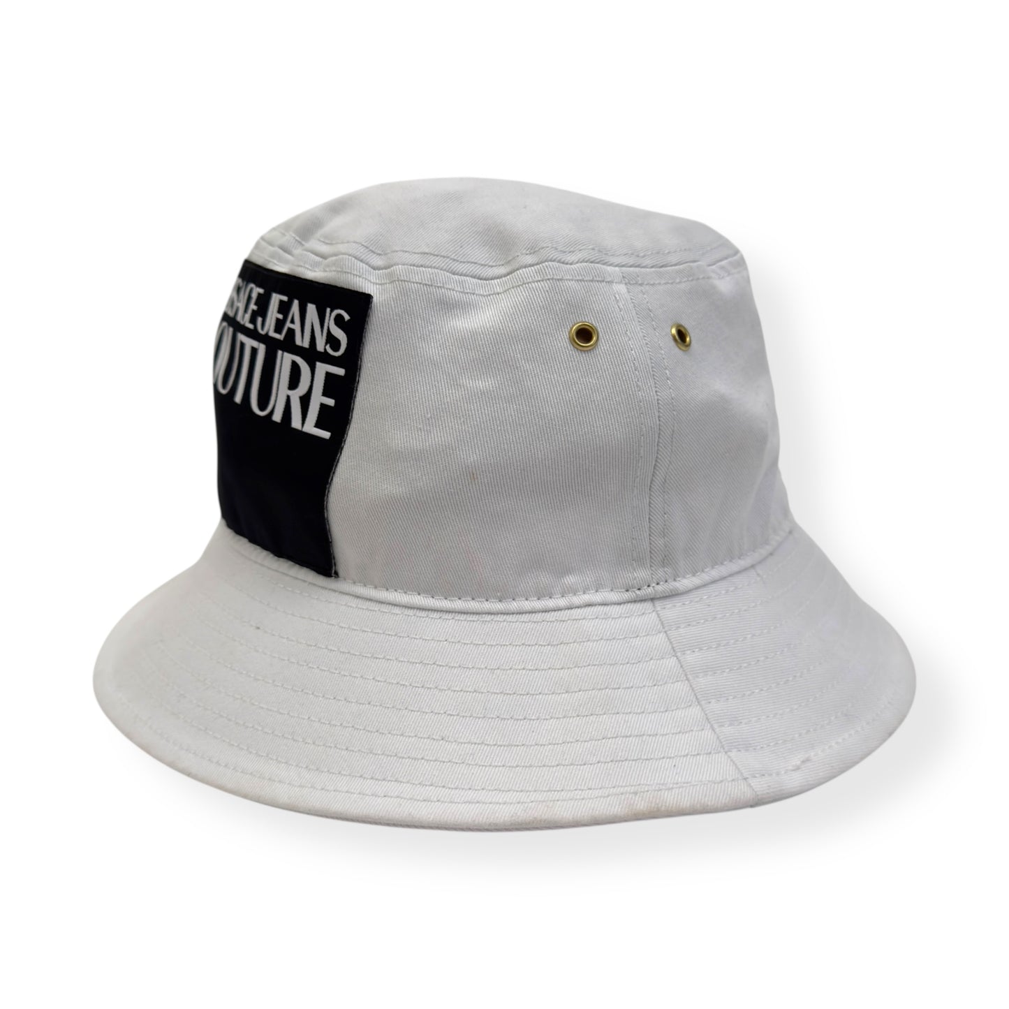 VERSACE JEANS COUTURE BUCKET WHITE / BLACK HAT