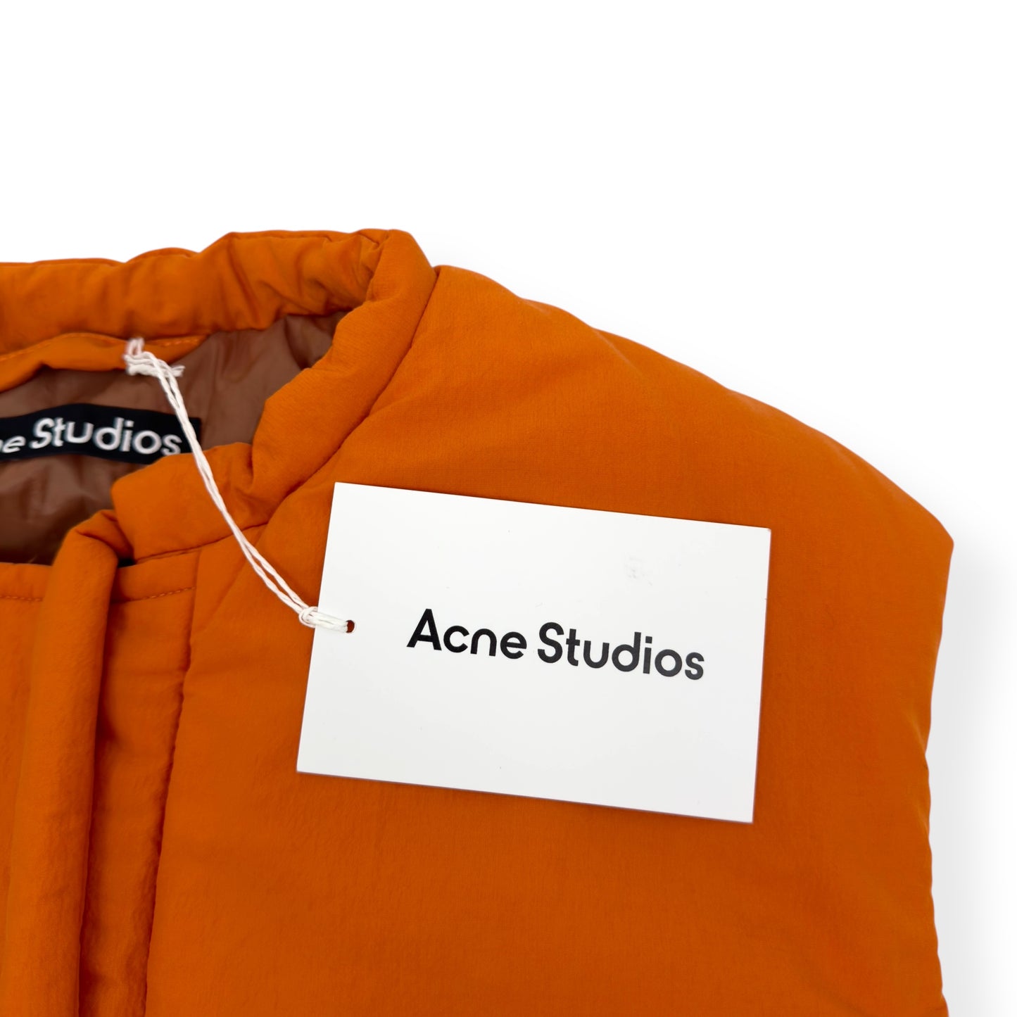 ACNE STUDIOS OSAL PADDED BOMBER JACKET ORANGE S
