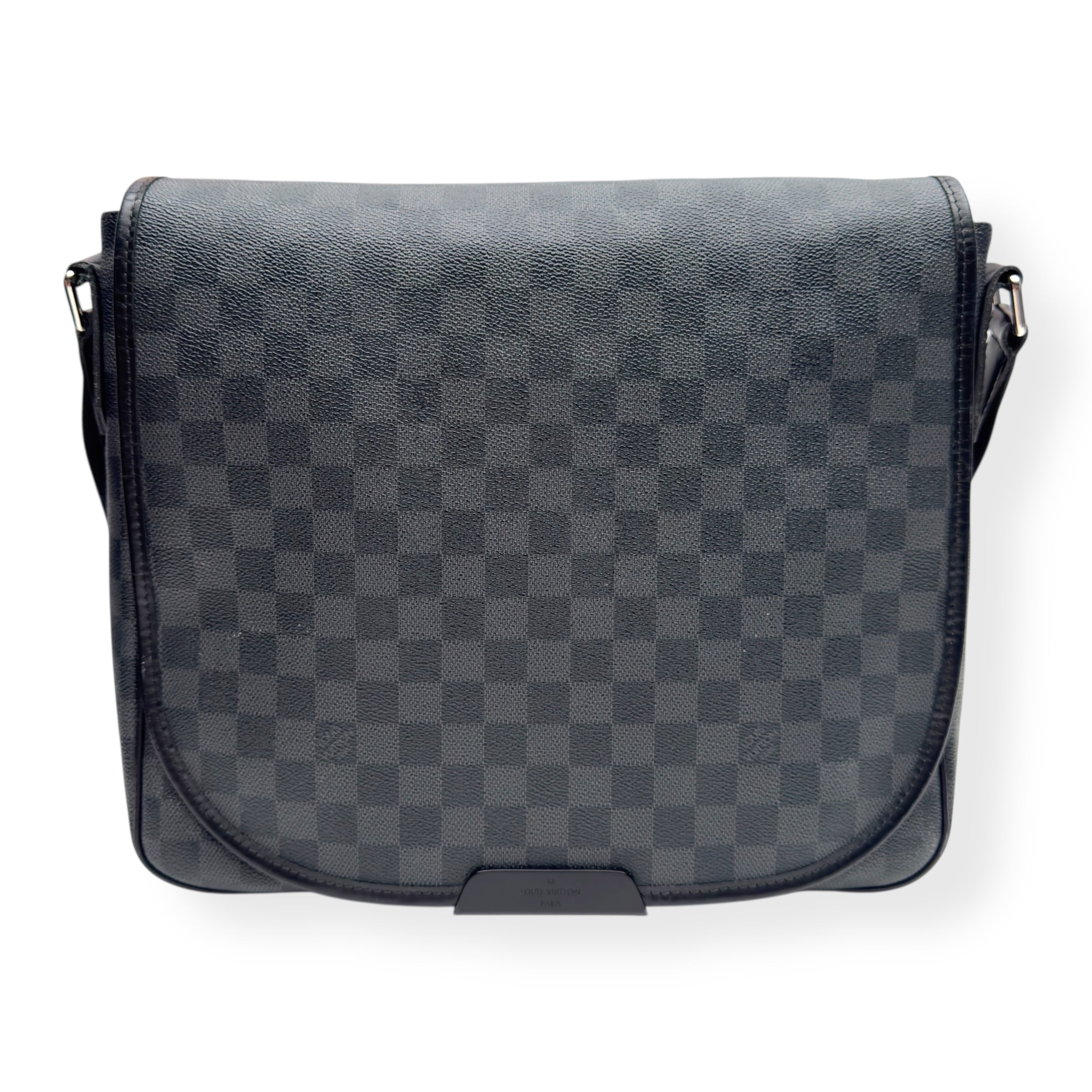 LOUIS VUITTON DANIEL DAMIER SATCHEL BLACK MM