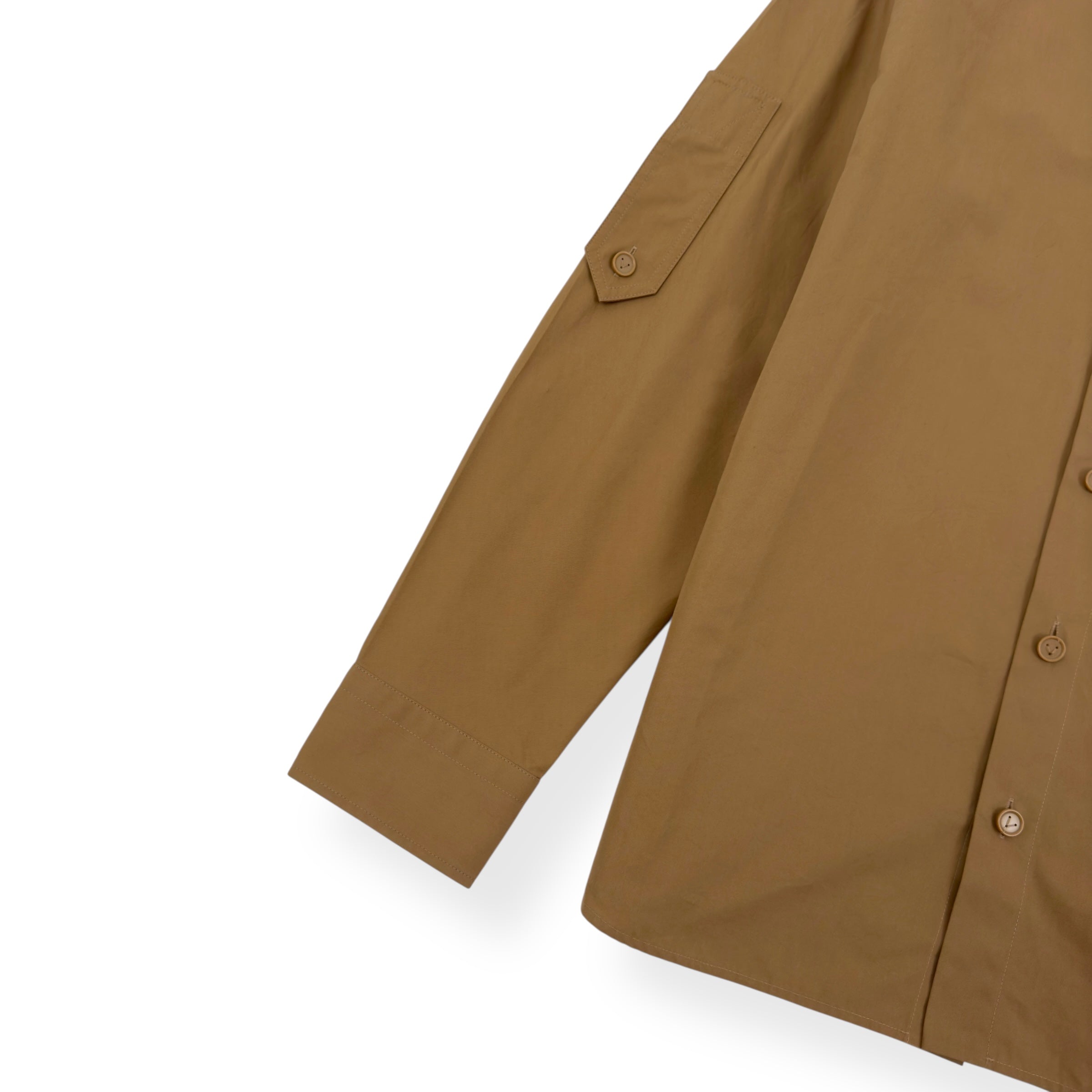 BOTTEGA VENETA LONG-SLEEVED RELAXED SHIRT BEIGE 50 / L