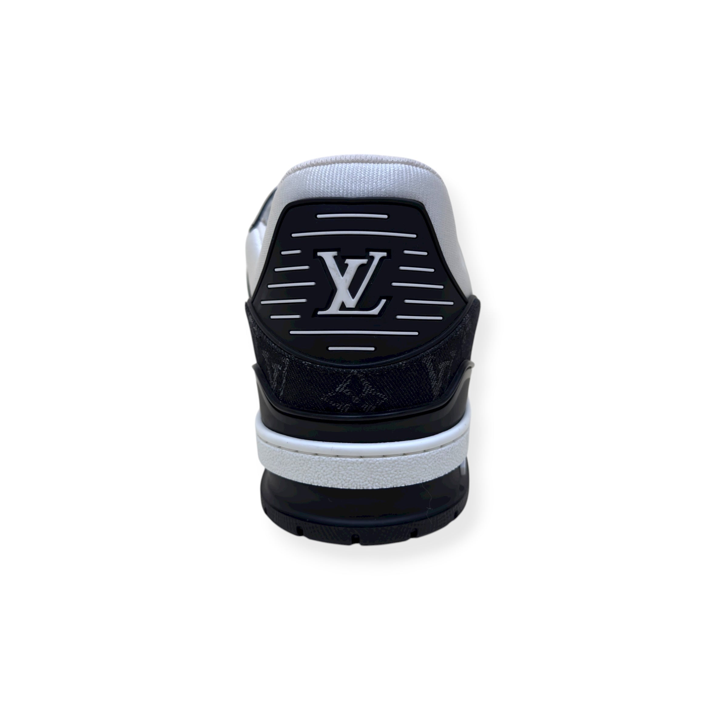 LOUIS VUITTON DENIM LV TRAINER LUXURY BLACK UK11