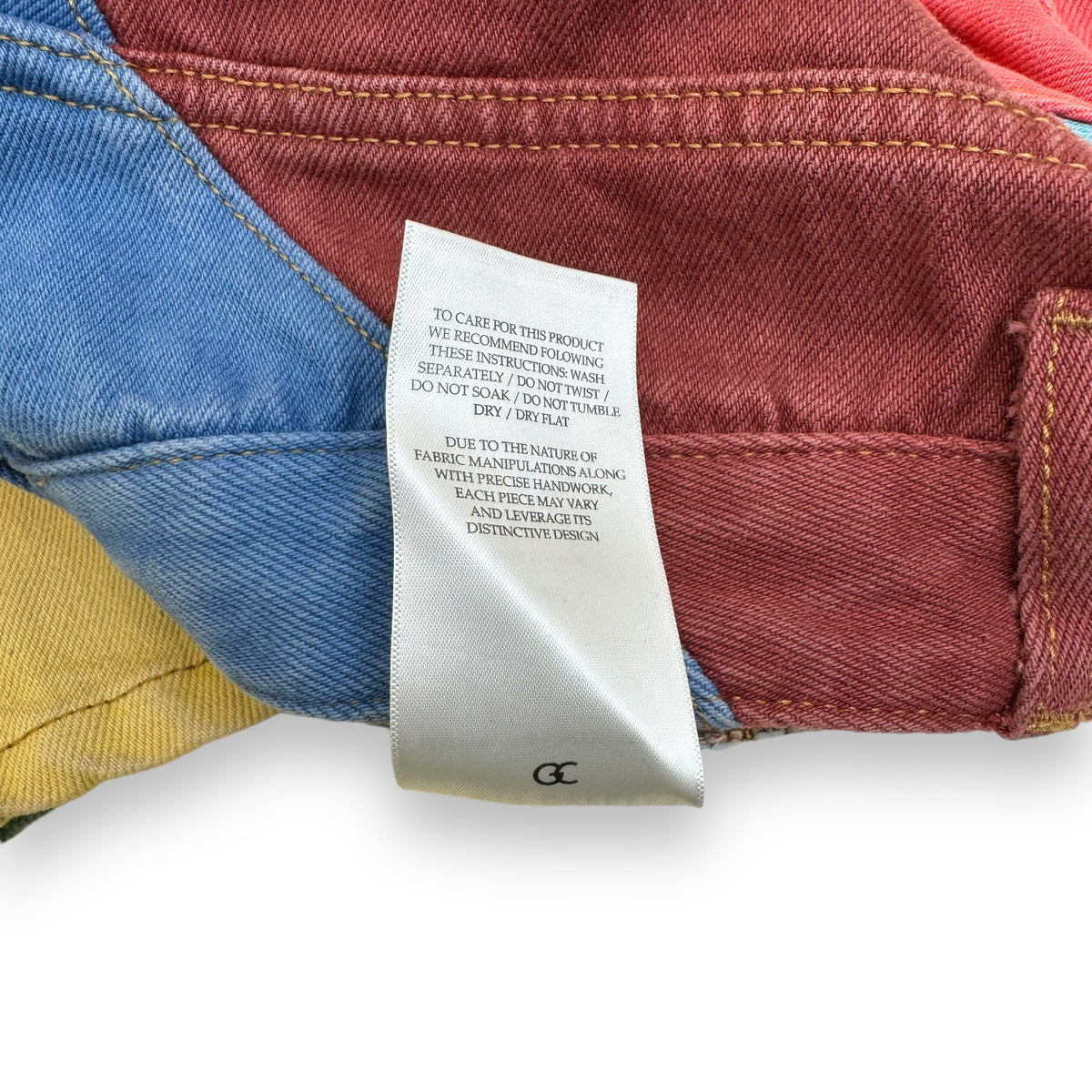 GLASS CYPRESS WIDE FIT WESTERN DENIM JEANS MULTICOLOURED 34”