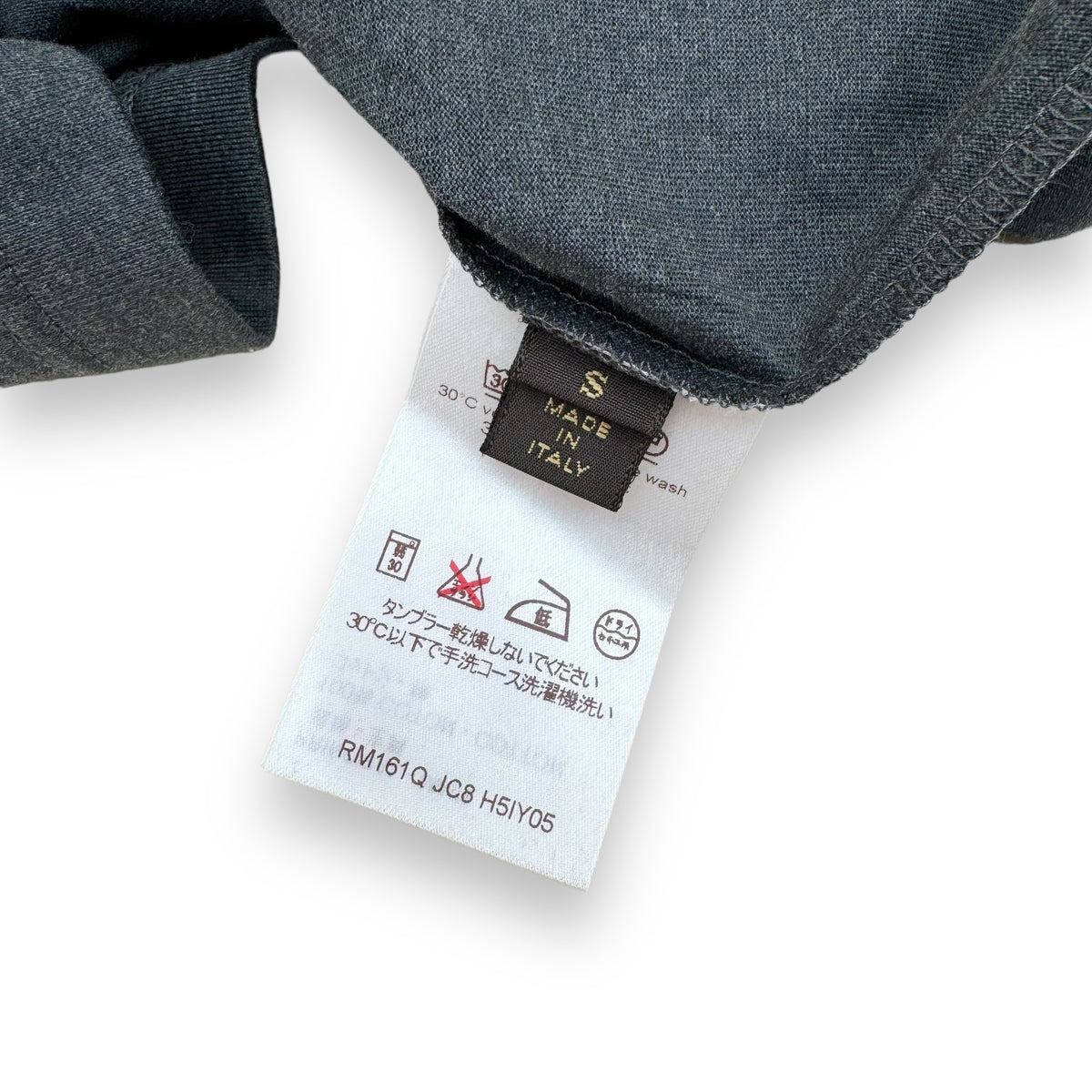 LOUIS VUITTON COTTON T-SHIRT GREY S