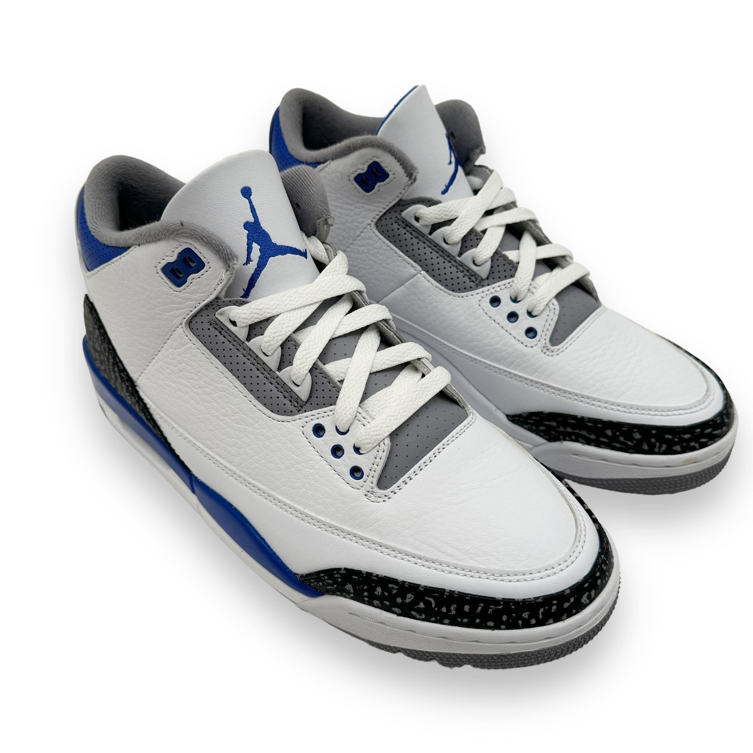 AIR JORDAN 3 RETRO SNEAKER RACER BLUE / WHITE UK8.5