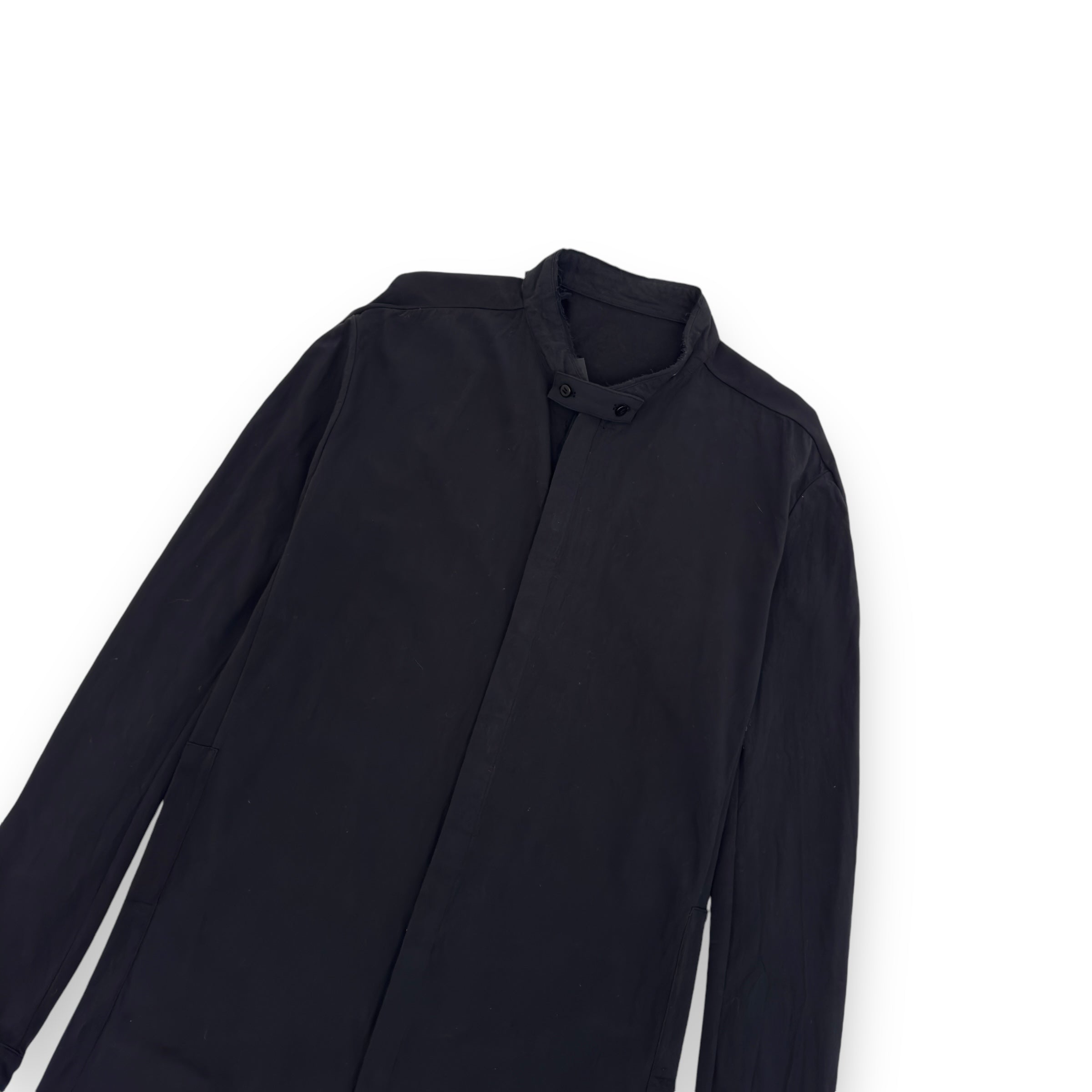 BORIS BIDJAN SABERI SINGLE BREASTED COAT BLACK XL