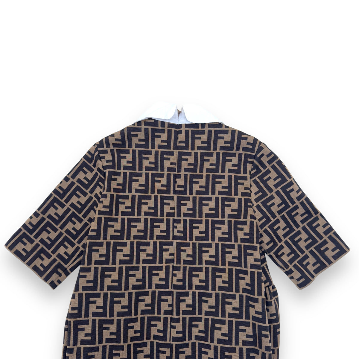 GIRLS FENDI FF DRESS BROWN AGE 8
