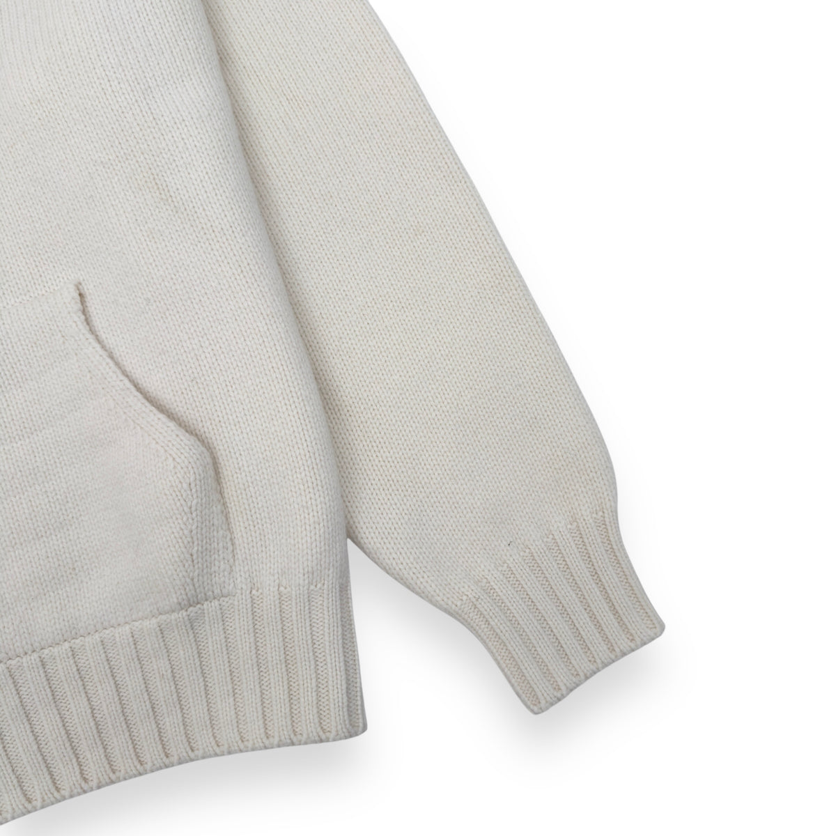 FEAR OF GOD KNIT PULLOVER HOODIE CAMEL L