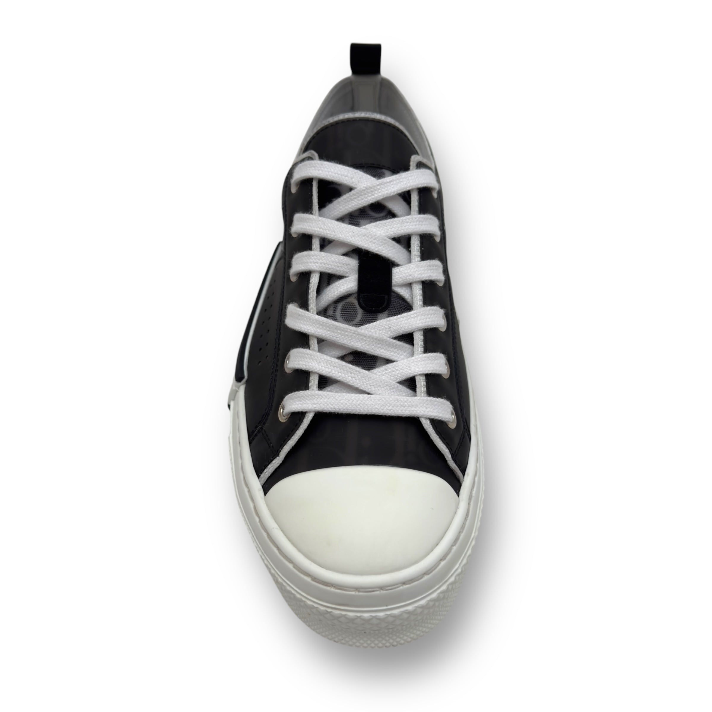 DIOR B23 LOW-TOP OBLIQUE SNEAKER BLACK / WHITE EU42 / UK8