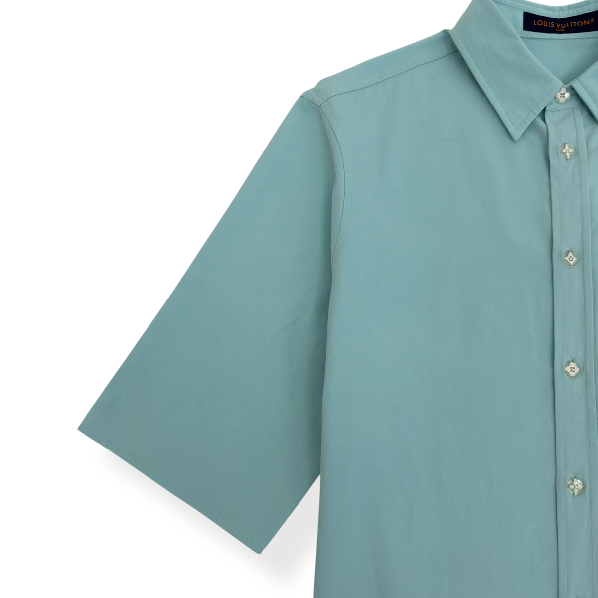 LOUIS VUITTON 2023 RELAXED FIT SHIRT BABY BLUE XL