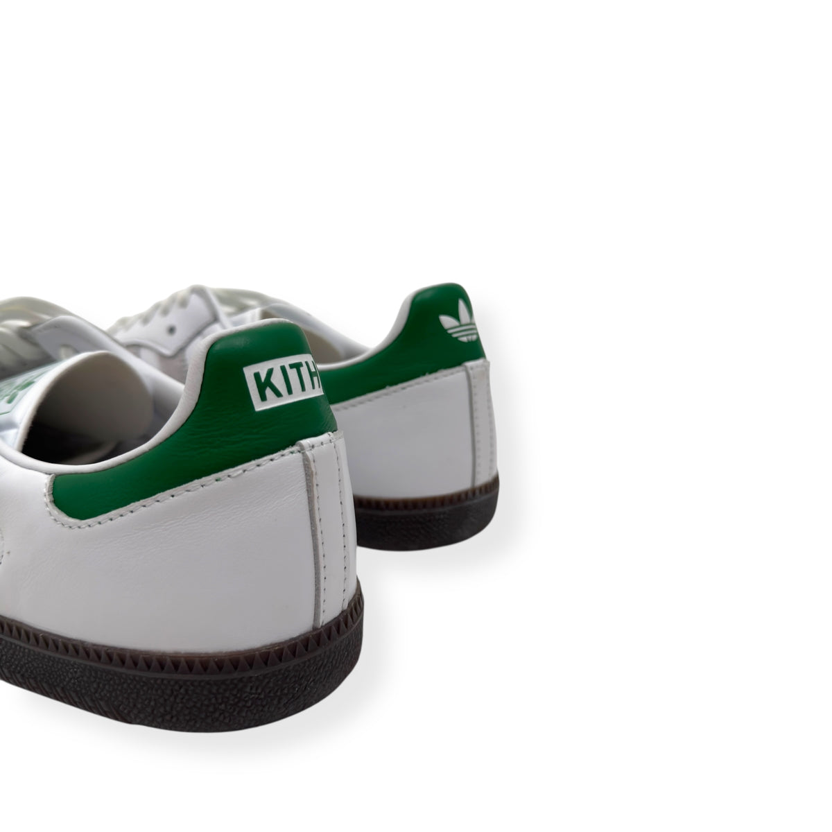 KITH SAMBA OG SNEAKER WHITE / GREEN UK7