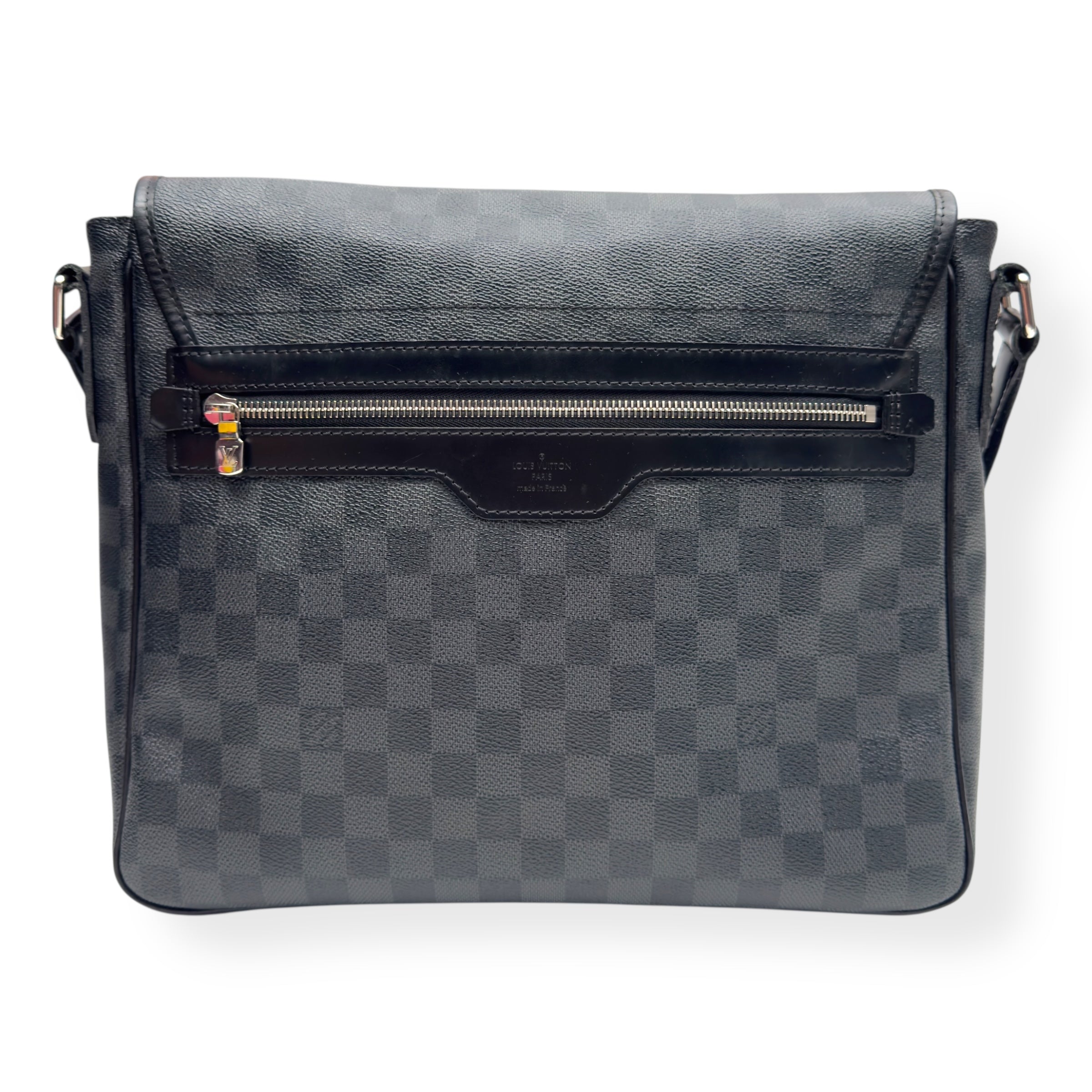 LOUIS VUITTON DANIEL DAMIER SATCHEL BLACK MM