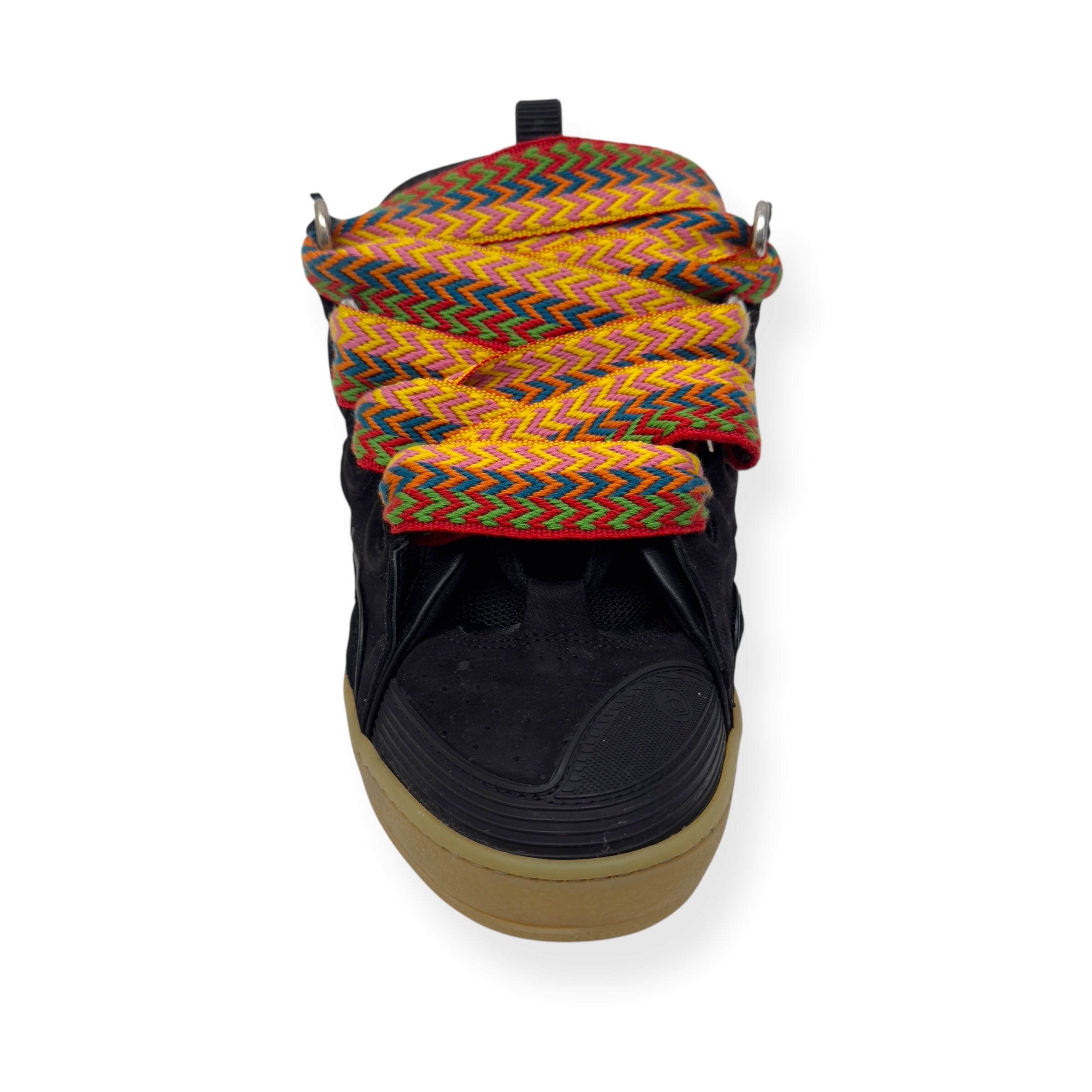 LANVIN CURB SNEAKER BLACK / MULTICOLOURED 43 / UK9