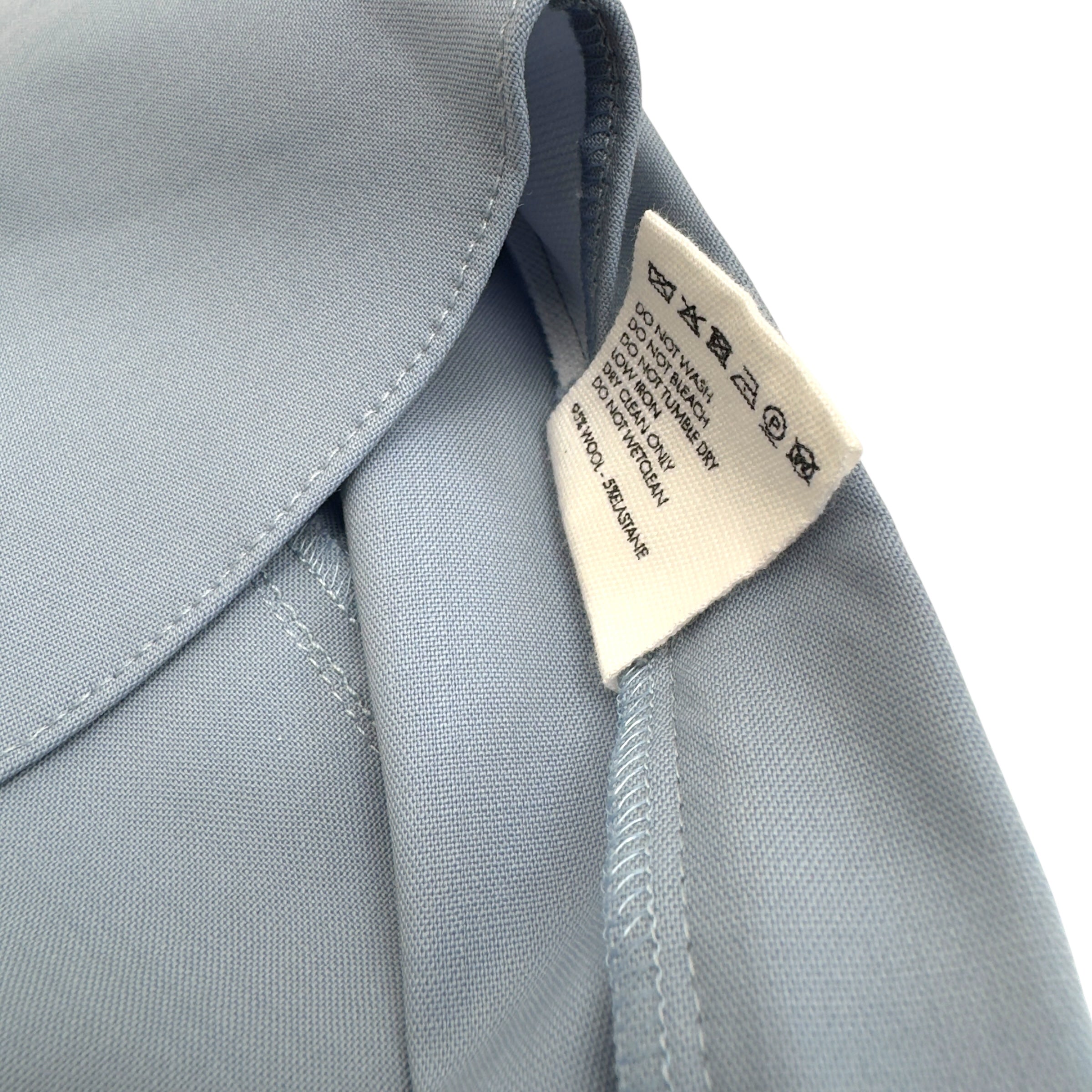 JACQUEMUS LE SPLASH MELO CUT-OUT STRETCH-WOOL SUIT BLUE 36 / XS