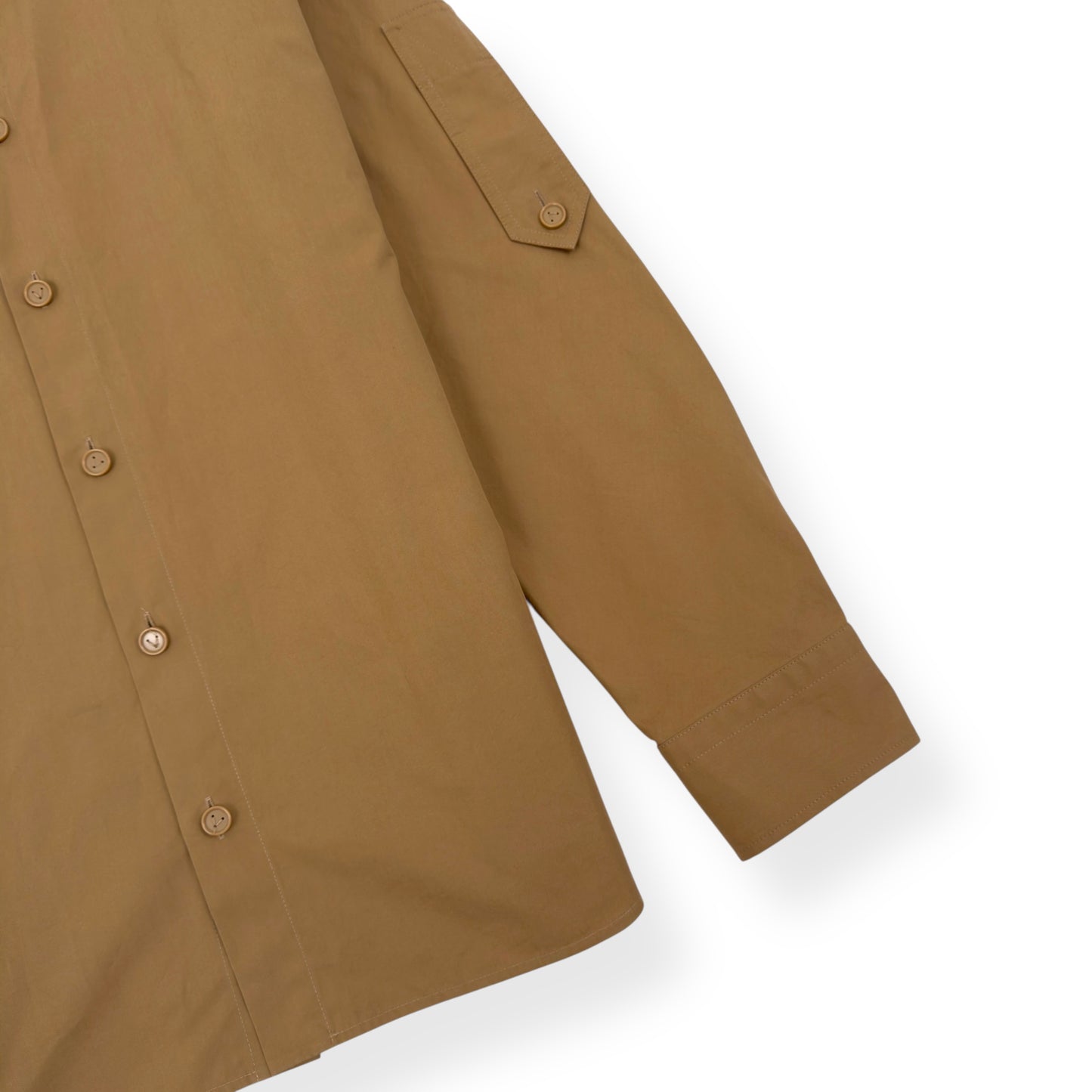 BOTTEGA VENETA LONG-SLEEVED RELAXED SHIRT BEIGE 50 / L