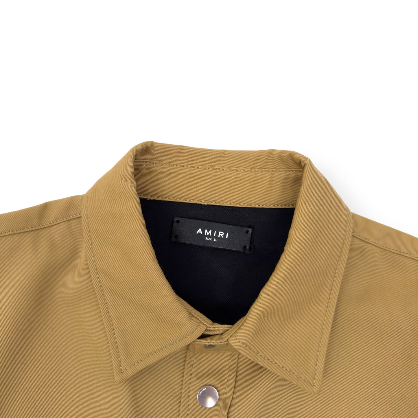 AMIRI ARTS DISTRICT CAMP SHIRT SEPIA TINT 50 / M