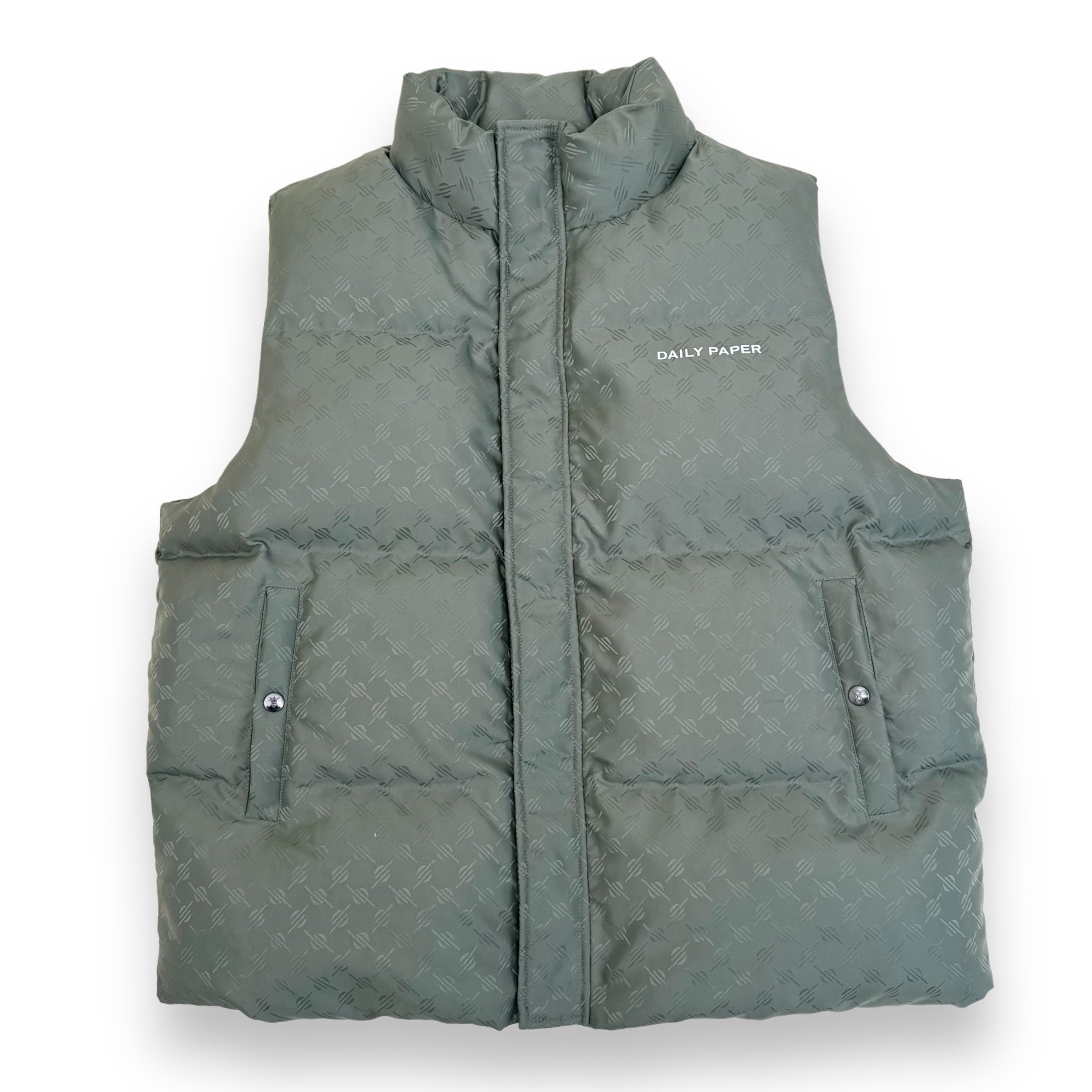 DAILY PAPER MONOGRAM PONDO BODY WARMER GREEN L