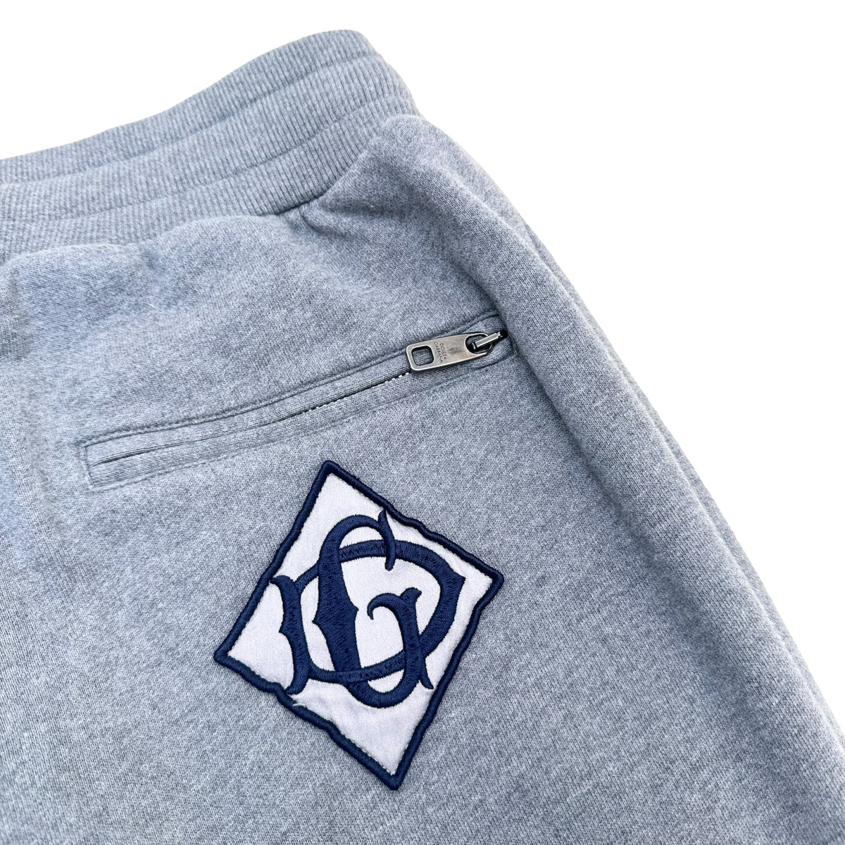 DOLCE & GABBANA PATCH LOGO SWEATPANTS GREY XL