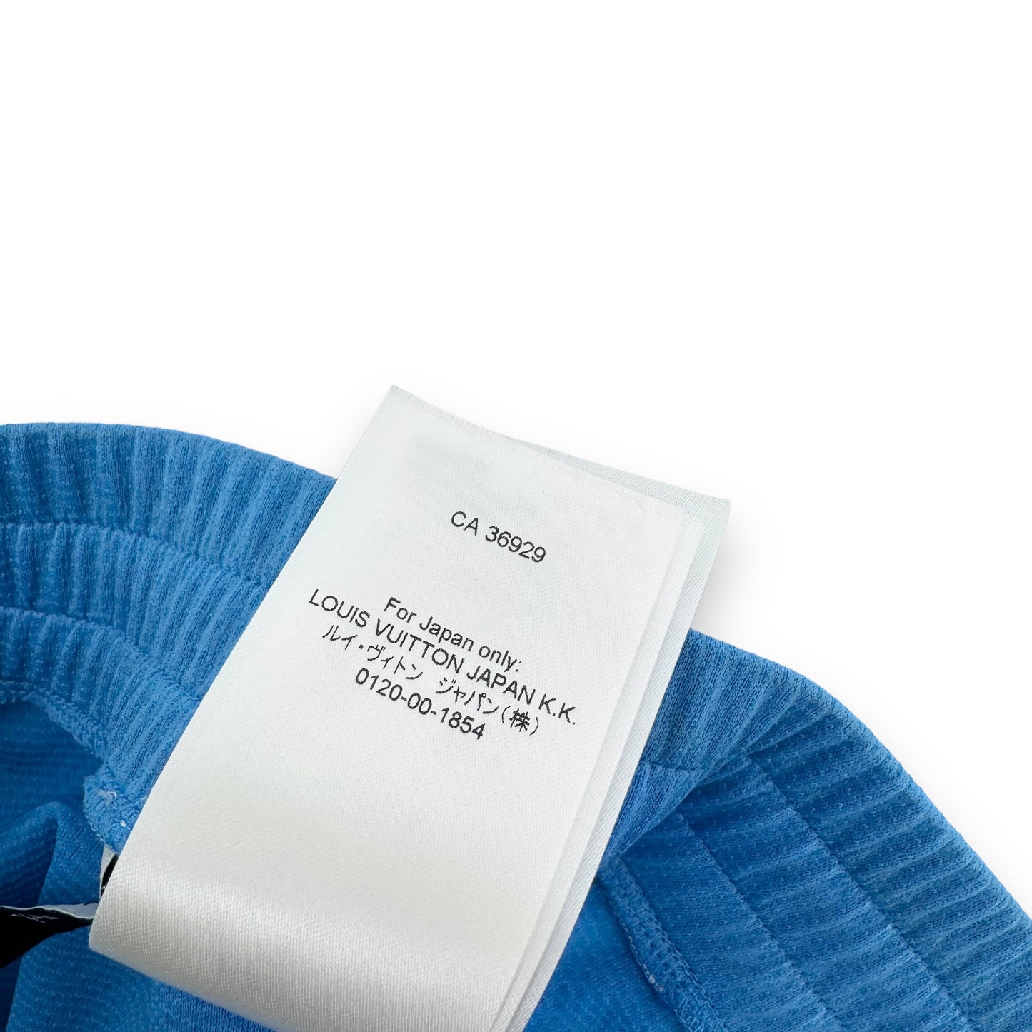 LOUIS VUITTON SPORT JERSEY WITH PATCH SHORTS BLUE L