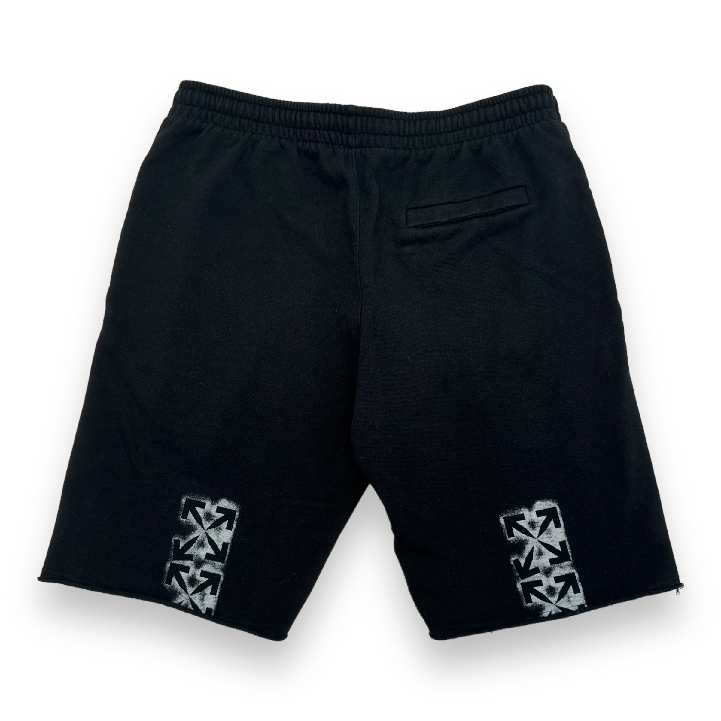 OFF-WHITE SRRAY SWEAT SHORTS BLACK / WHITE L