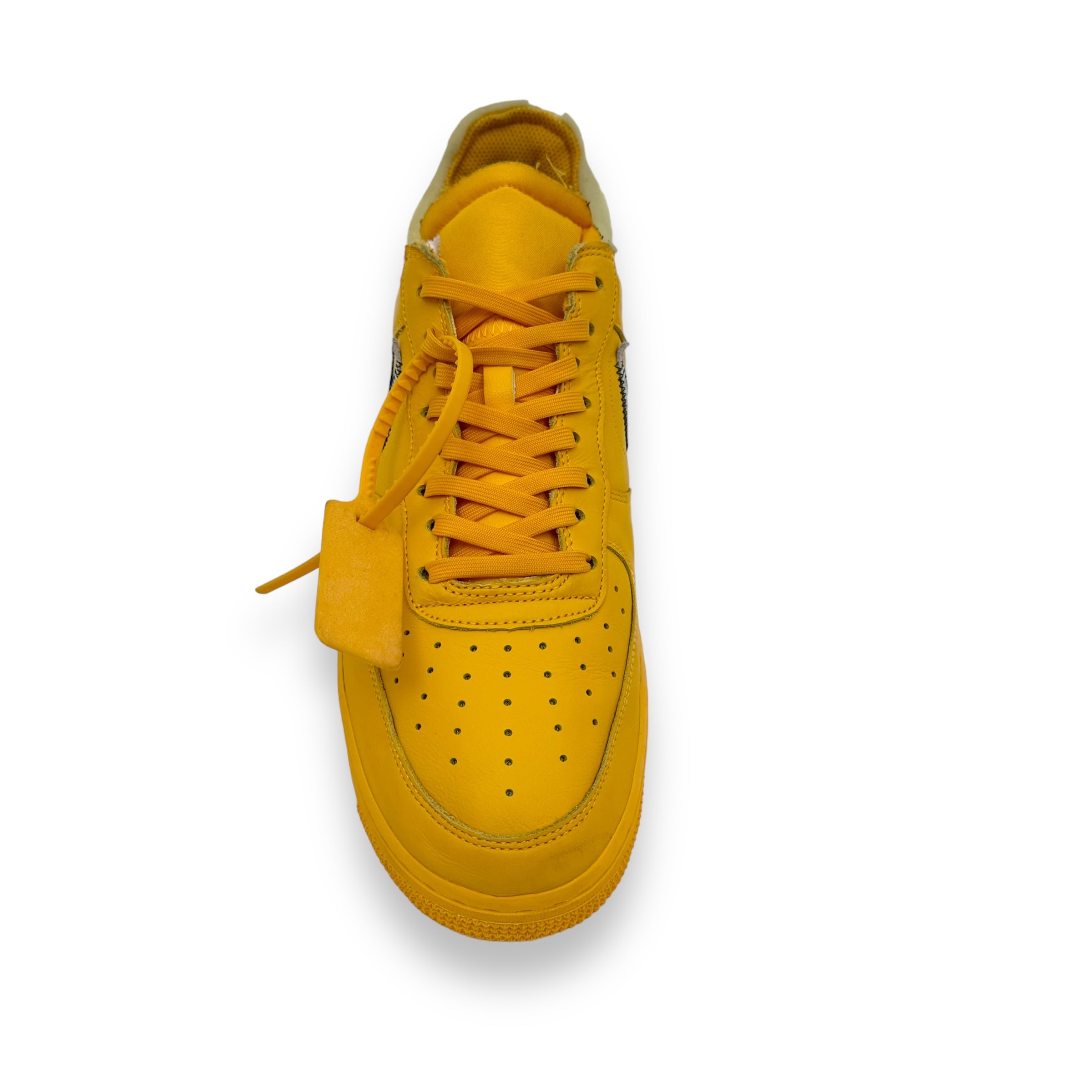 NIKE X OFF-WHITE AIR FORCE 1 SNEAKER LEMONADE UK10.5