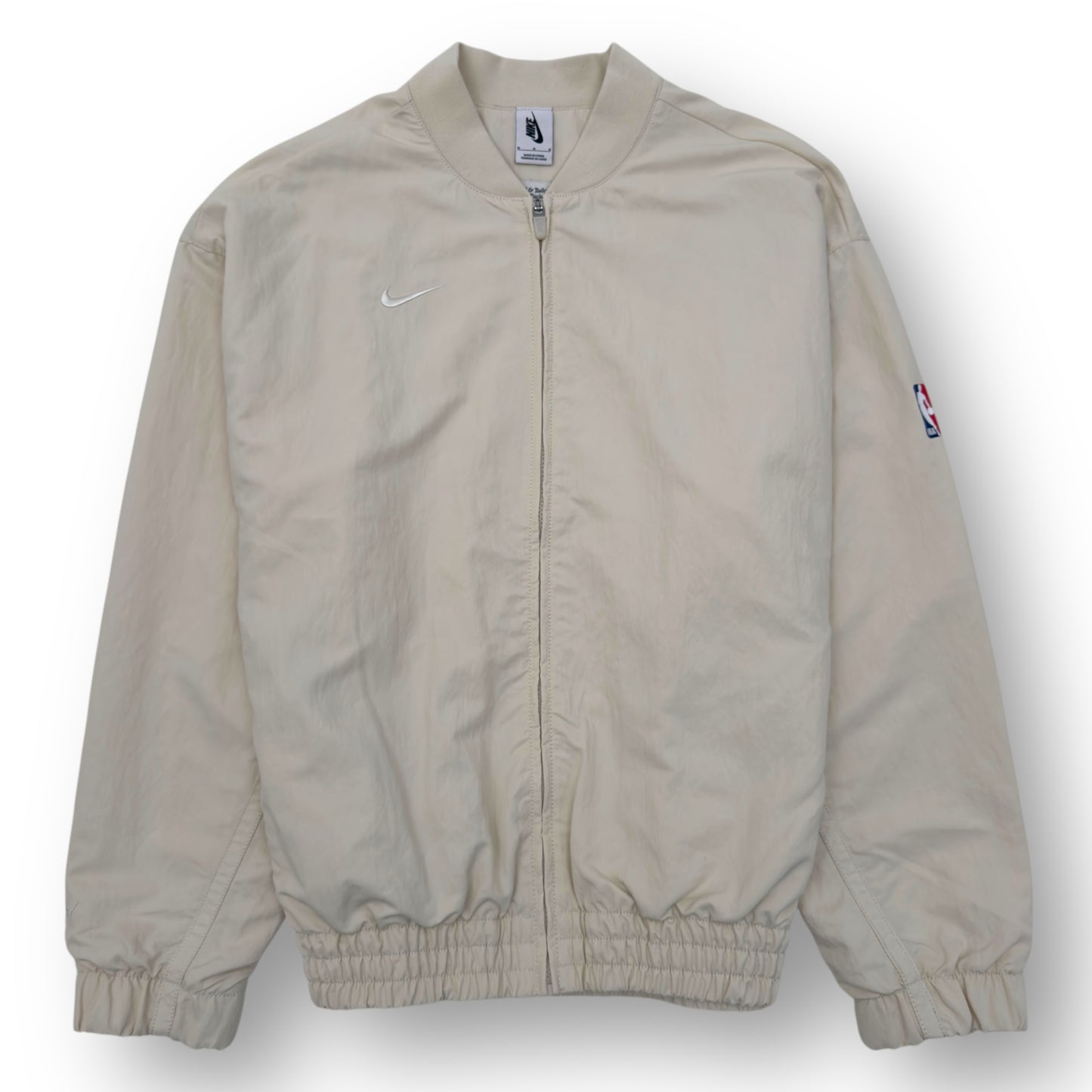 NIKE X FEAR OF GOD NRG BASEBALL JACKET LIGHT CREAM M