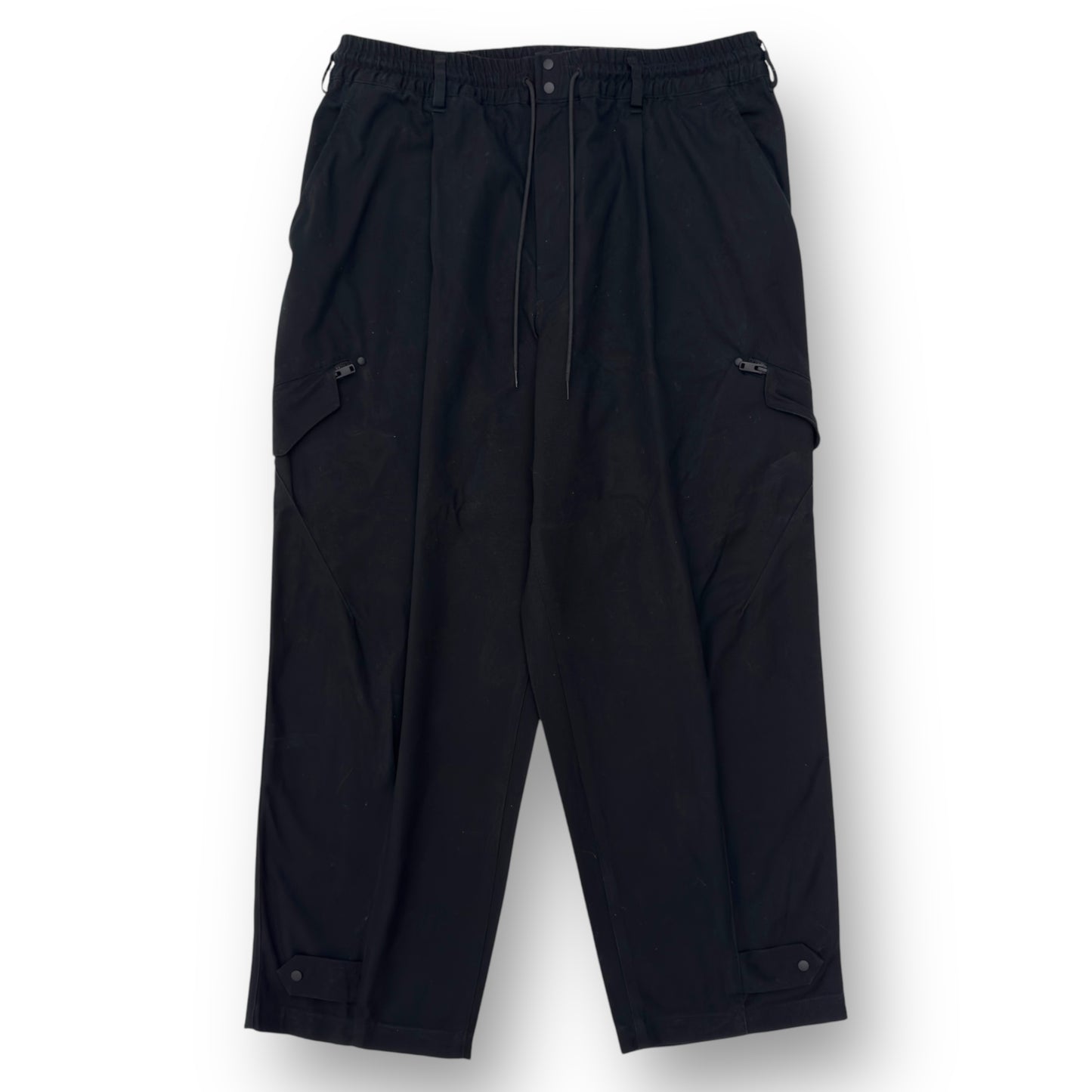 ADIDAS Y-3 OVERSIZED WRKWR TROUSERS BLACK XL