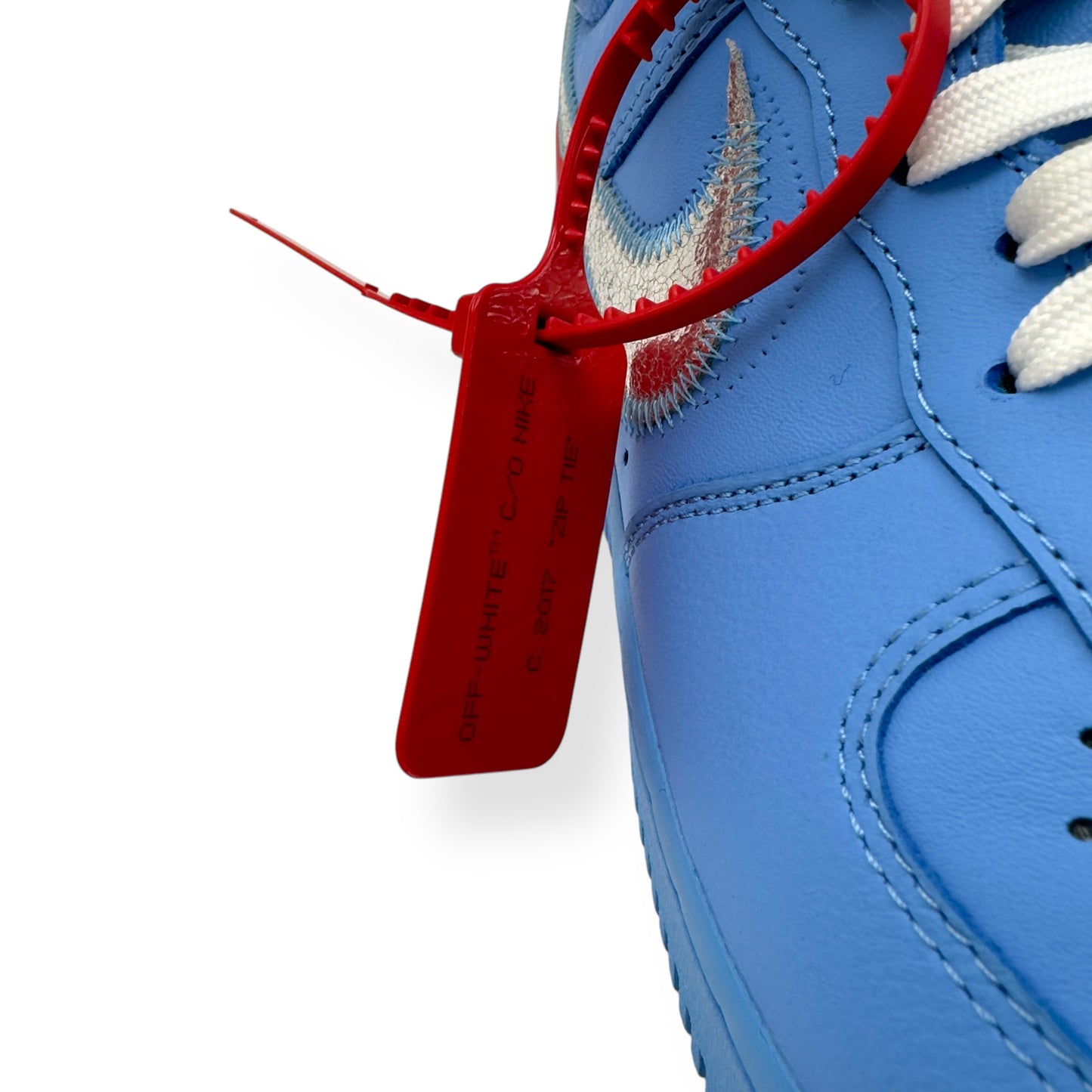 NIKE X OFF-WHITE AIRFORCE 1 LOW MCA SNEAKER UNIVERSITY BLUE UK8.5