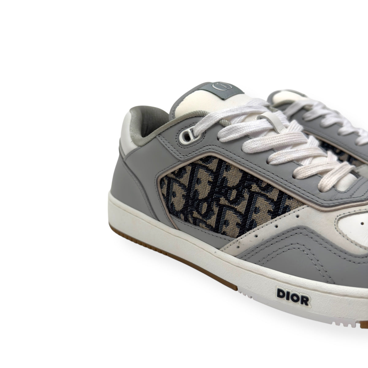 DIOR B27 LOW TOP SNEAKER GREY / WHITE 43 / UK9