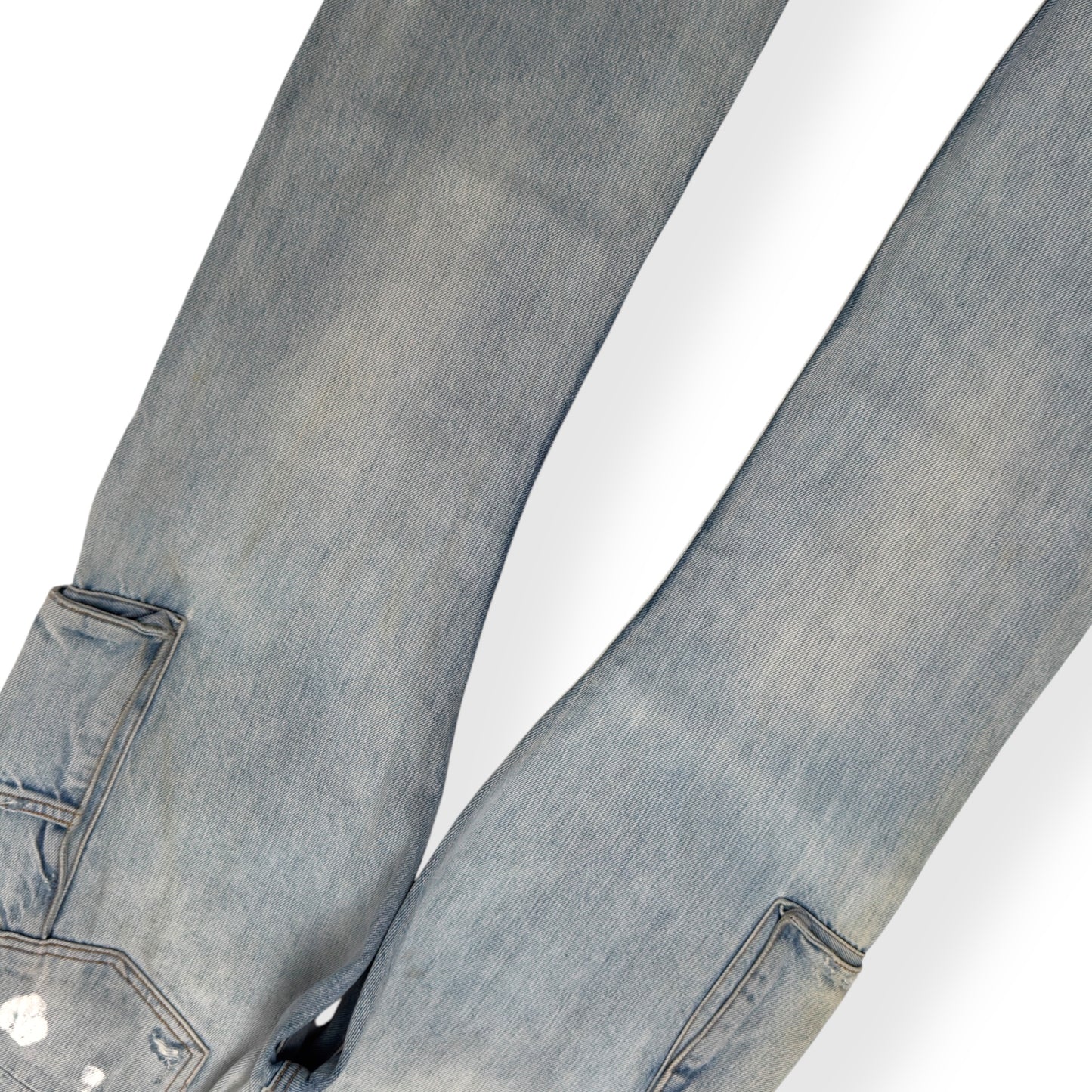 AMIRI CARPENTER STRAIGHT LEG DENIM JEANS BLUE W30”