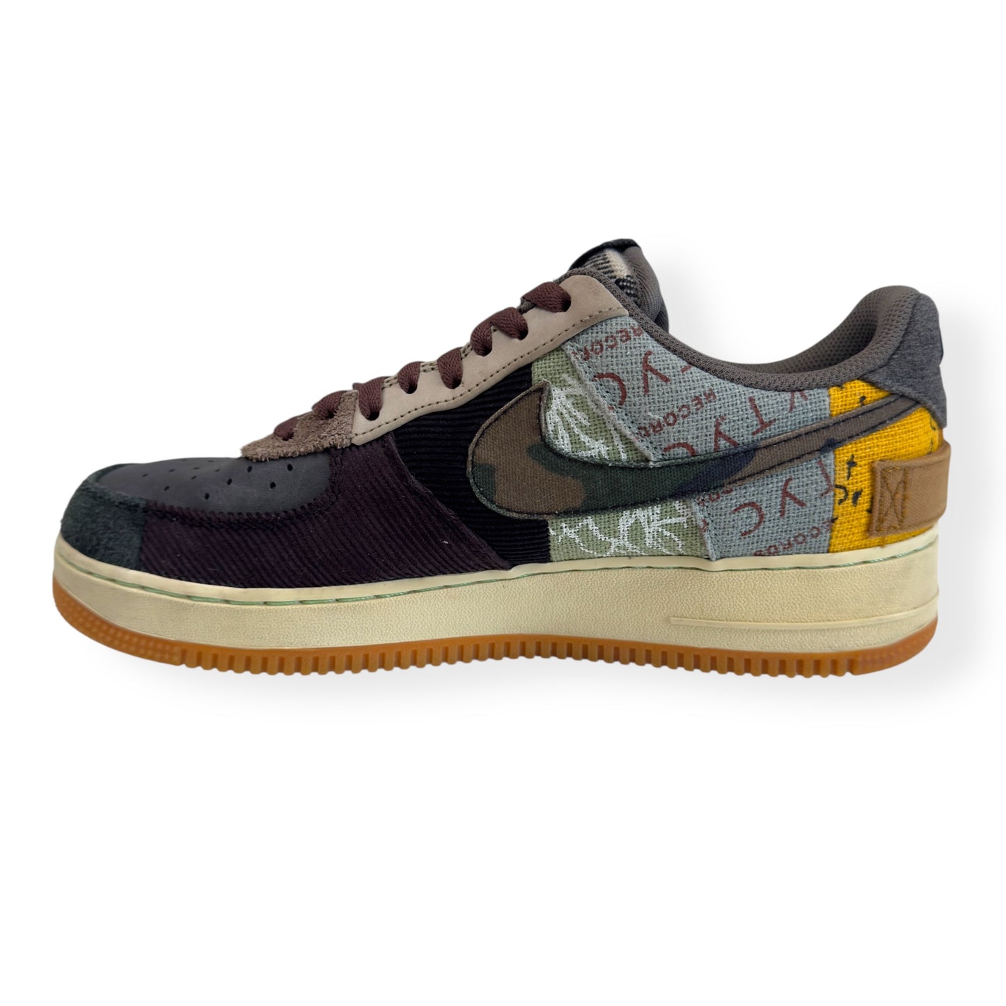 NIKE X TRAVIS SCOTT CACTUS JACK AIR FORCE 1 SNEAKER UK9